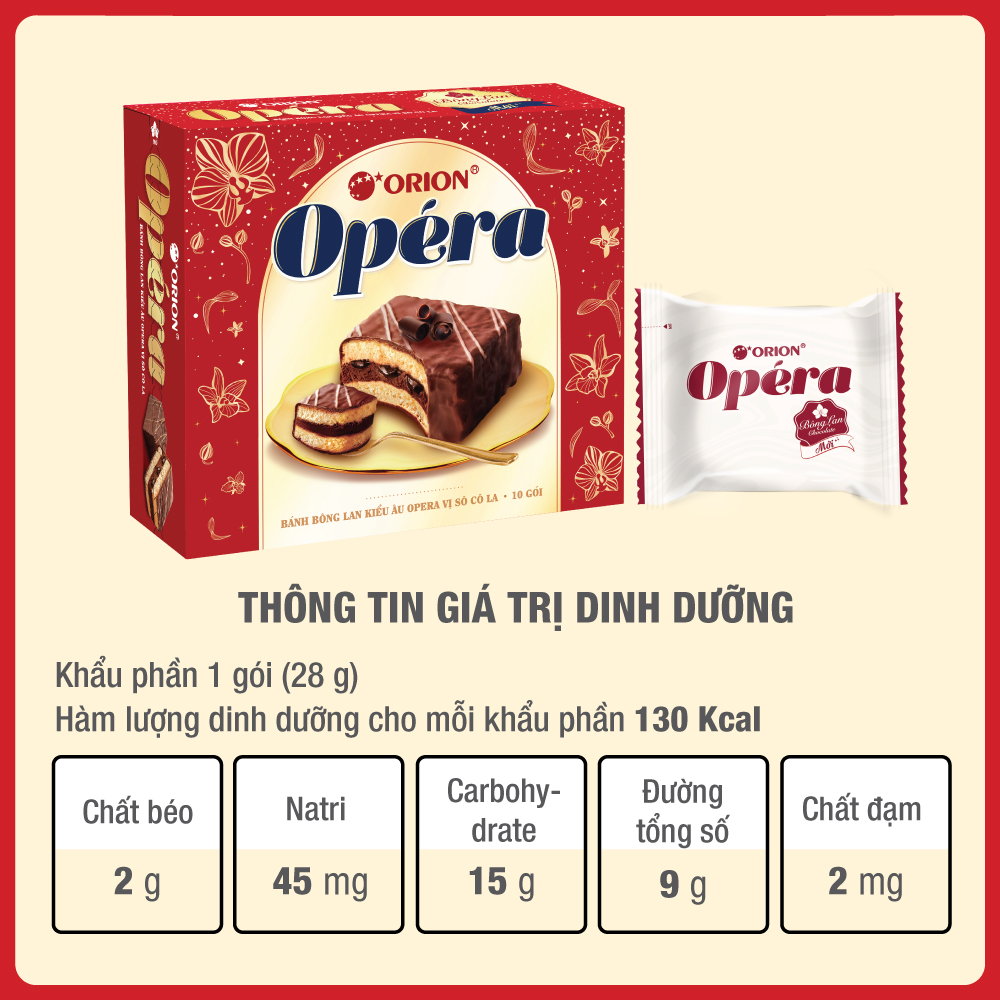 Mô tả Hộp 10 Gói Bánh kiểu Âu OPERA (280g) - 2
