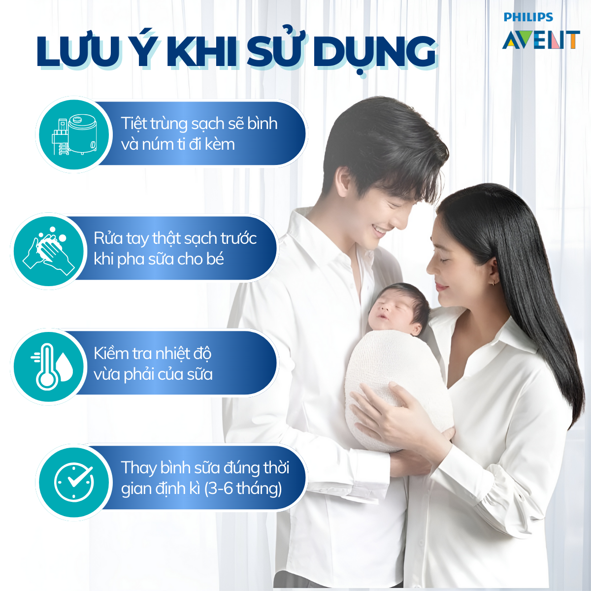 Mô tả Bình Sữa Philips Avent Natural Cho Bé, Bình Sữa Mô Phỏng Tự Nhiên Mới, Chống Đầy Hơi Sặc Sữa - 6