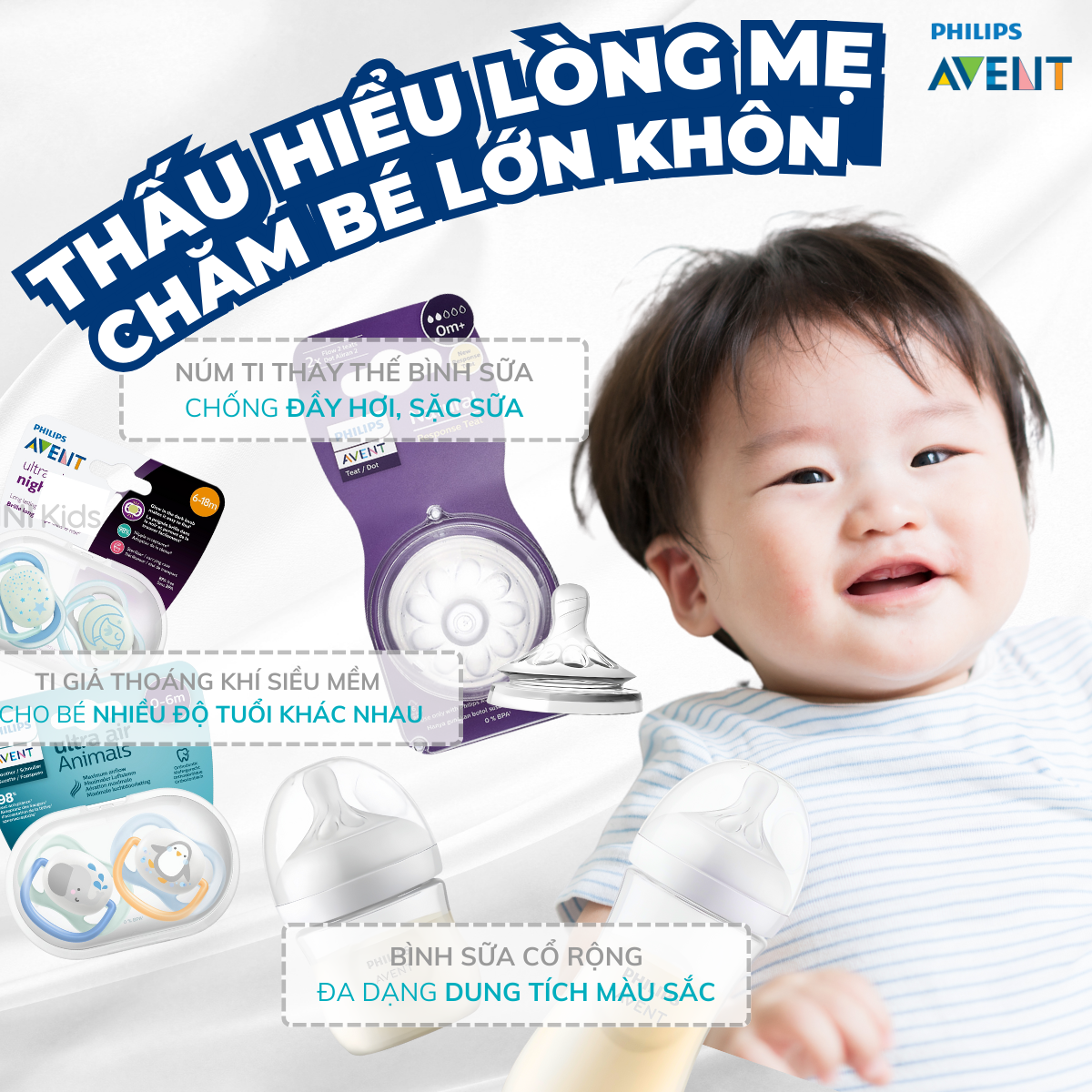 Mô tả Bình Sữa Philips Avent Natural Cho Bé, Bình Sữa Mô Phỏng Tự Nhiên Mới, Chống Đầy Hơi Sặc Sữa - 8