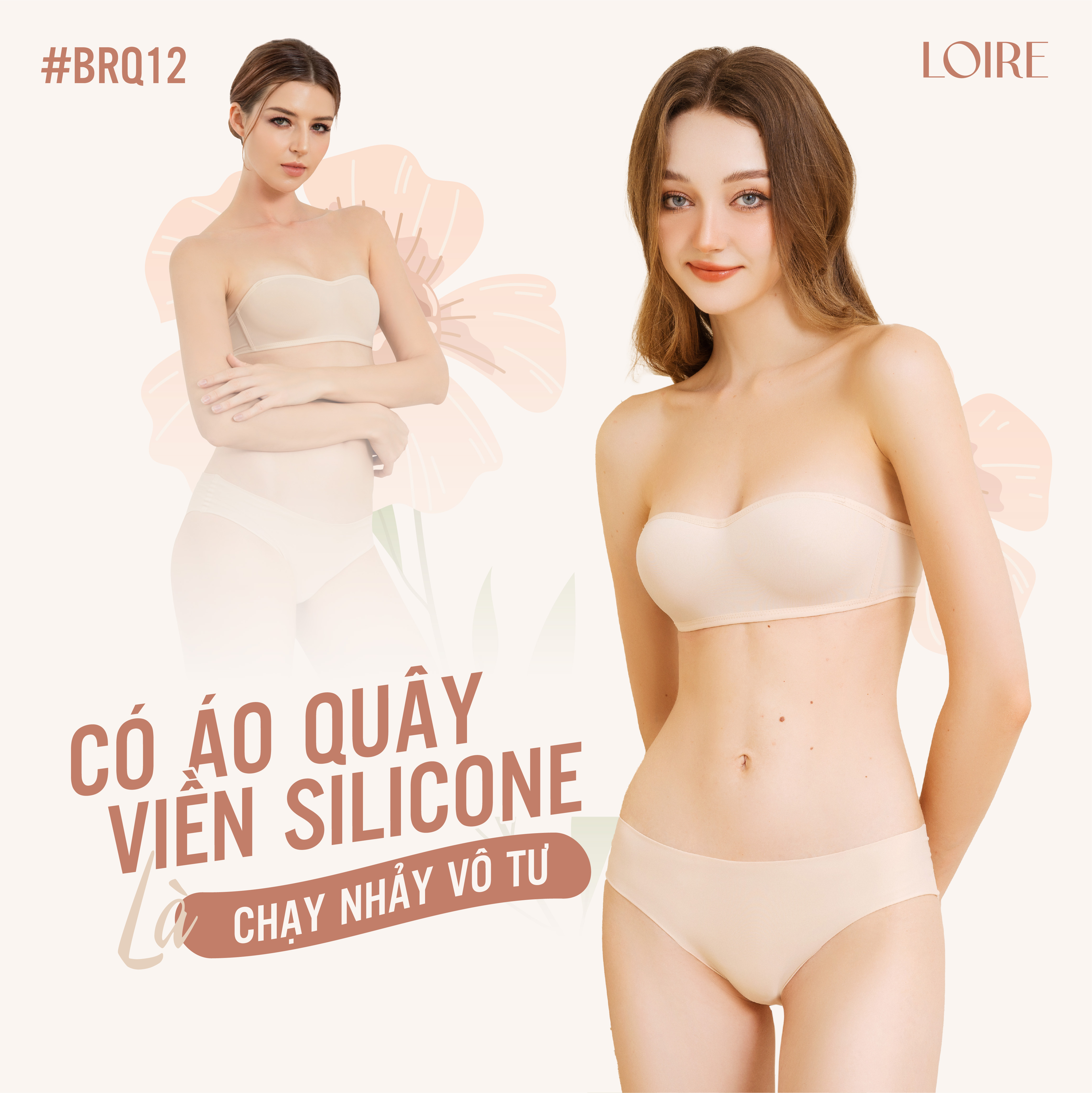 Mô tả Áo Quây Không Gọng Đệm Mỏng LOIRECHIC BRQ12 - 1