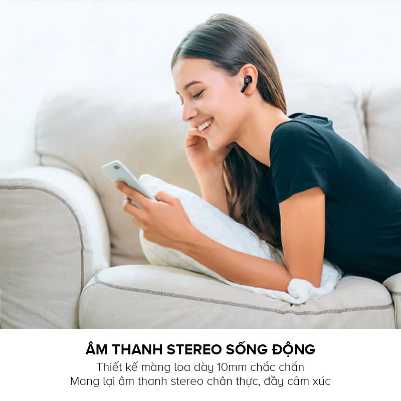 Mô tả Tai nghe True Wireless HAVIT TW958 Pro | 2 Mic chống ồn ENC - Bluetooth 5.3 - Nghe nhạc lên đến 7h | Bảo hành 12 tháng - 5