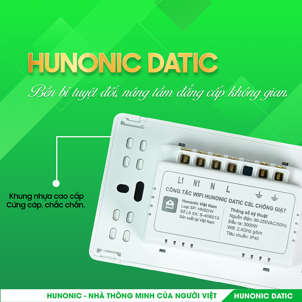 Công Tắc Hunonic Datic - Ngữ cảnh thông minh