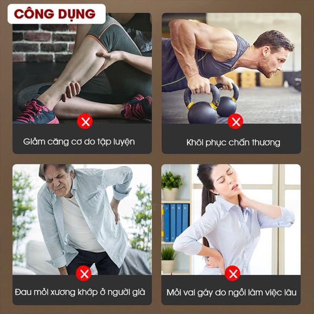 Mô tả Máy massage cầm tay ENZO 4802-mát xa toàn thân-6 cấp độ-chuyên sâu cổ vai gáy lưng,giảm đau nhức cơ-BH 5 NĂM - 2