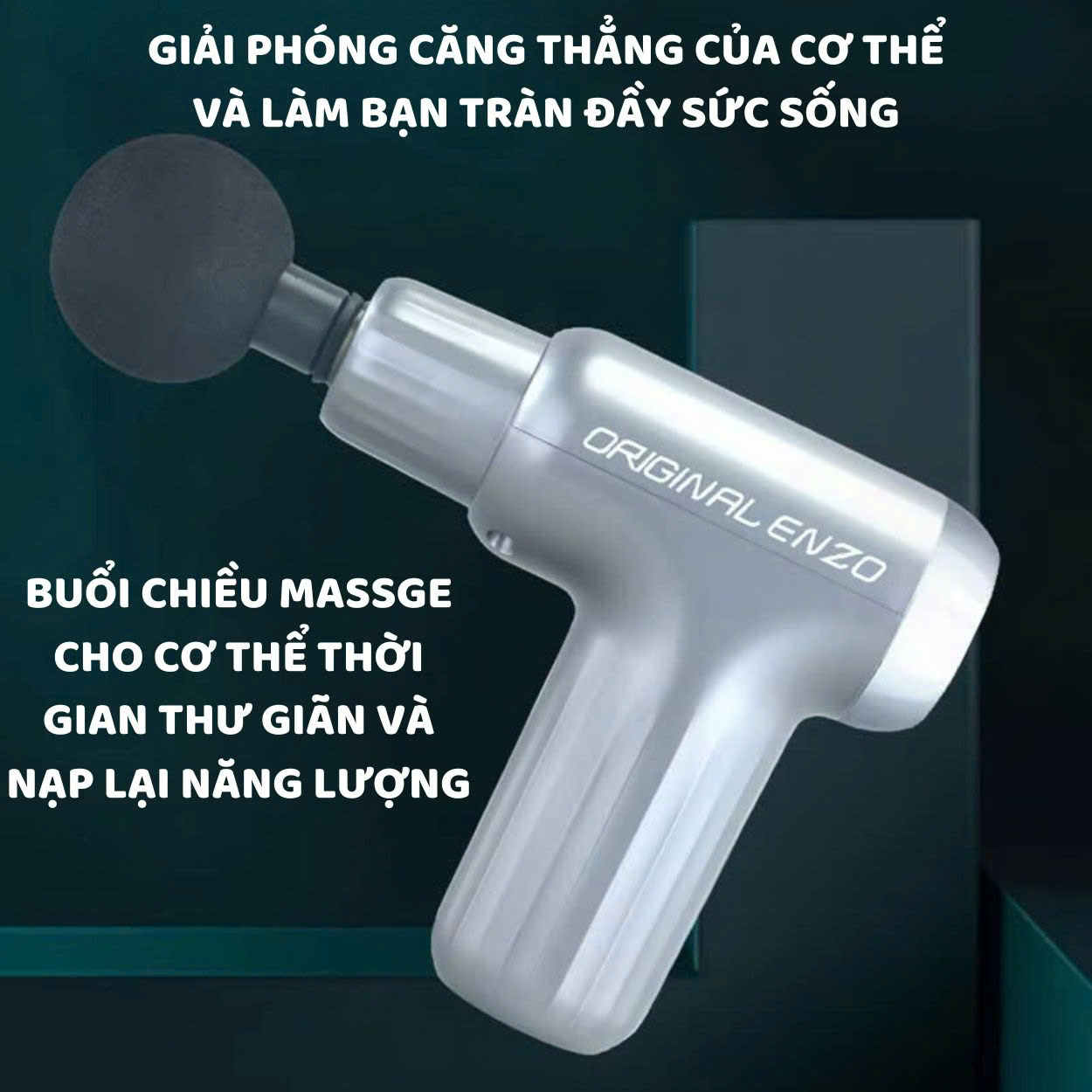 Mô tả Máy massage cầm tay ENZO 4802-mát xa toàn thân-6 cấp độ-chuyên sâu cổ vai gáy lưng,giảm đau nhức cơ-BH 5 NĂM - 6