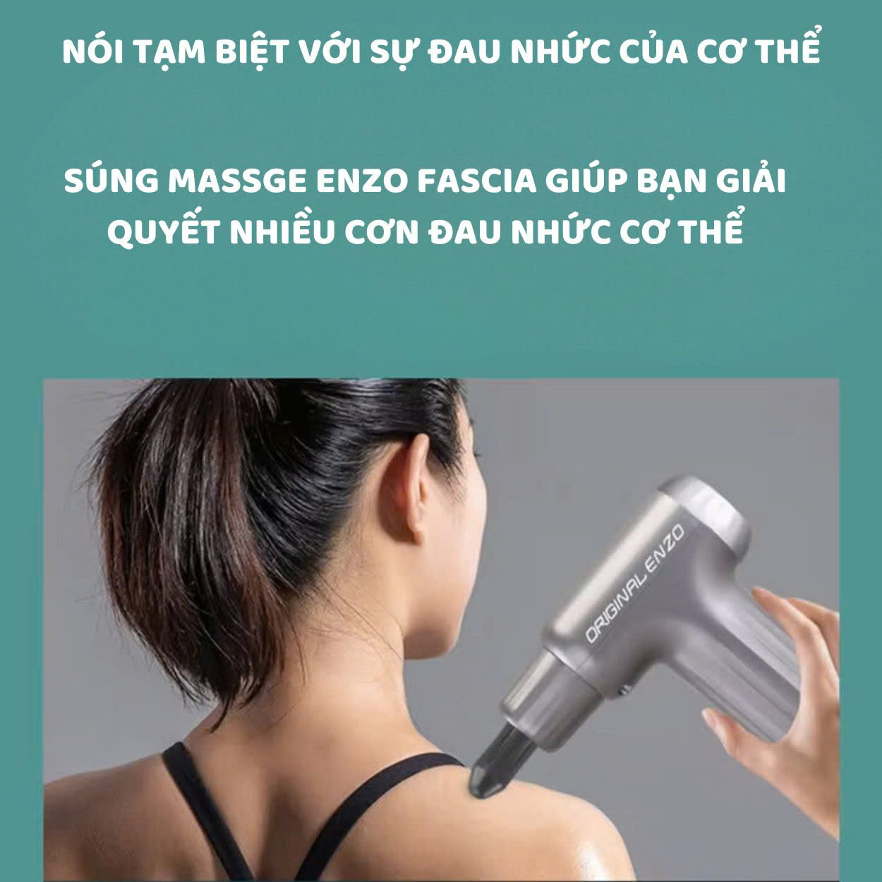 Mô tả Máy massage cầm tay ENZO 4802-mát xa toàn thân-6 cấp độ-chuyên sâu cổ vai gáy lưng,giảm đau nhức cơ-BH 5 NĂM - 11