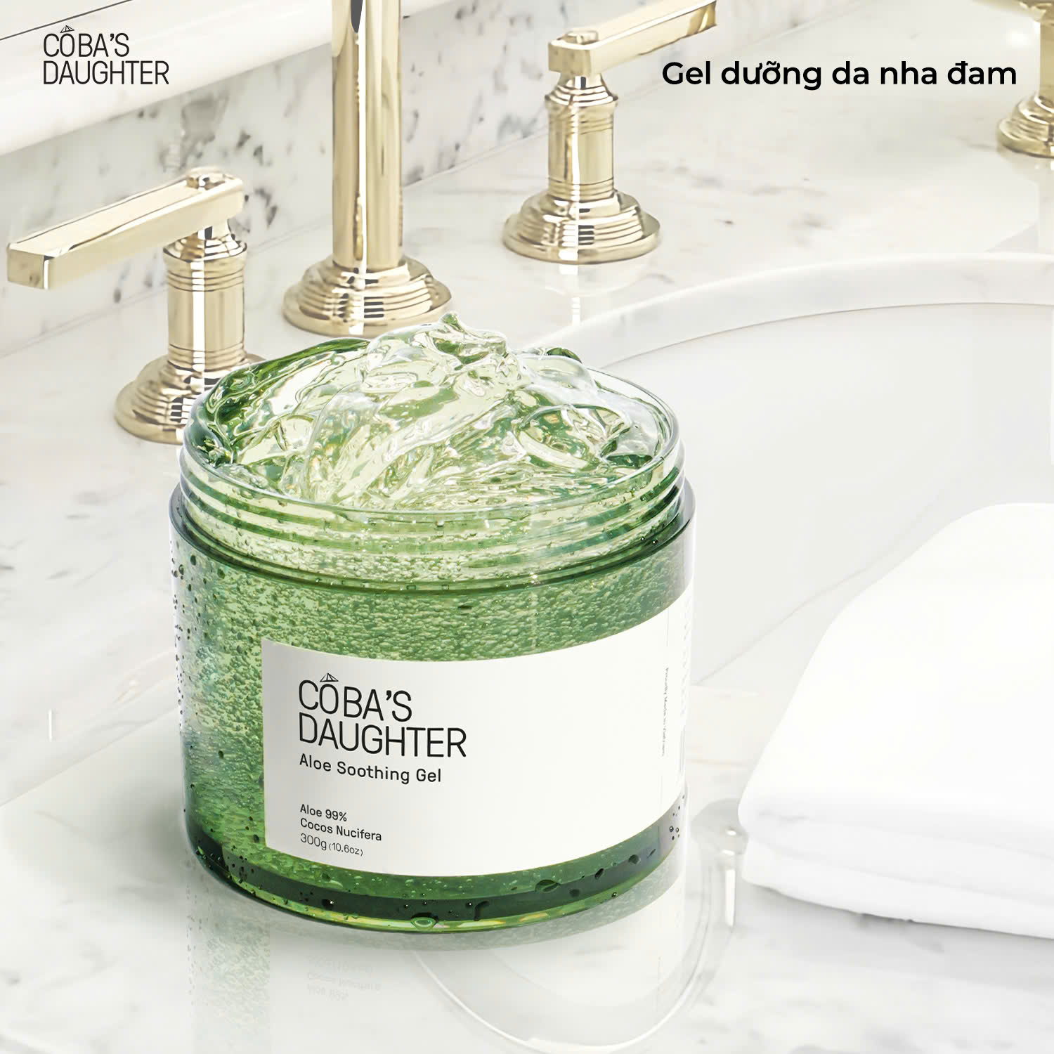 Mô tả Gel Dưỡng Da Nha Đam Hương Dừa CoBa’s Daughter Aloe Soothing Gel 300gr - 2