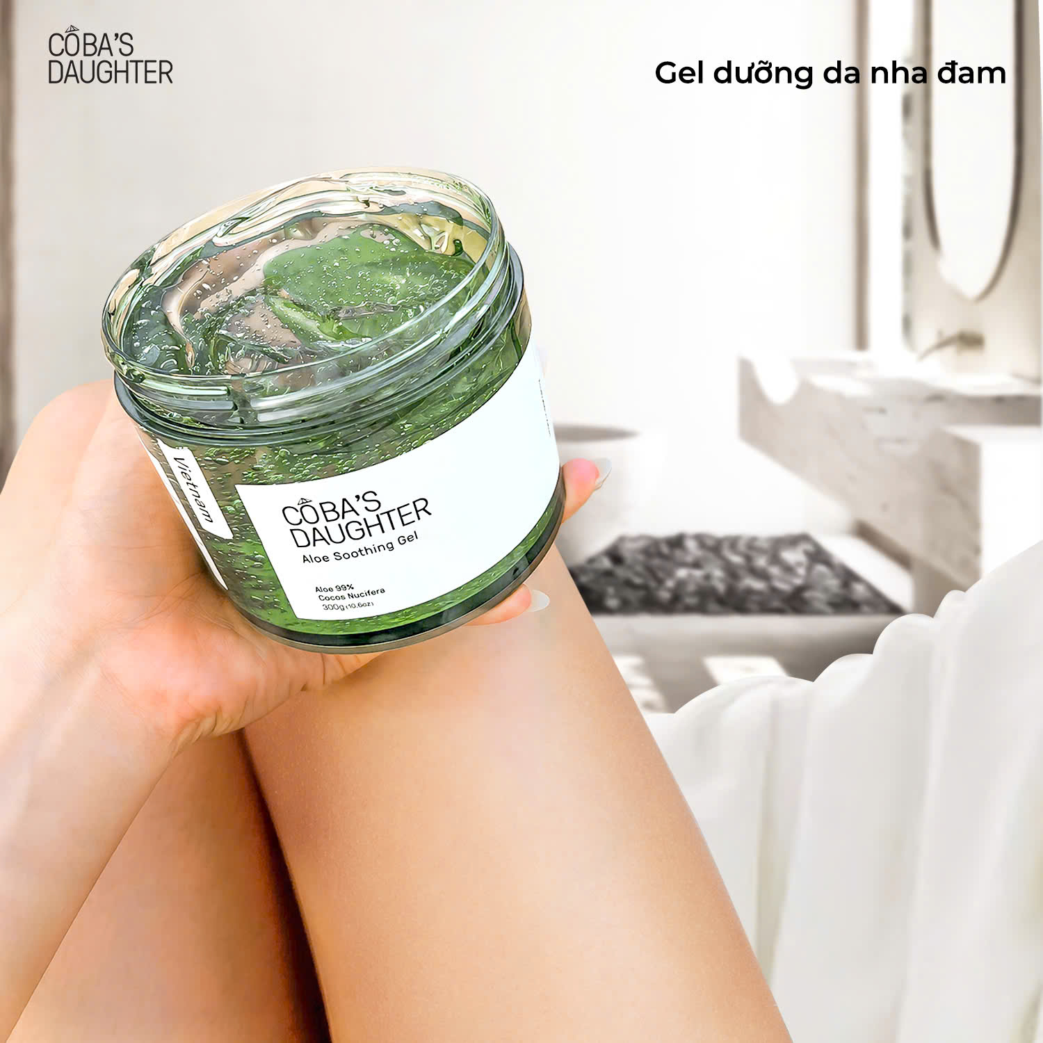 Mô tả Gel Dưỡng Da Nha Đam Hương Dừa CoBa’s Daughter Aloe Soothing Gel 300gr - 3