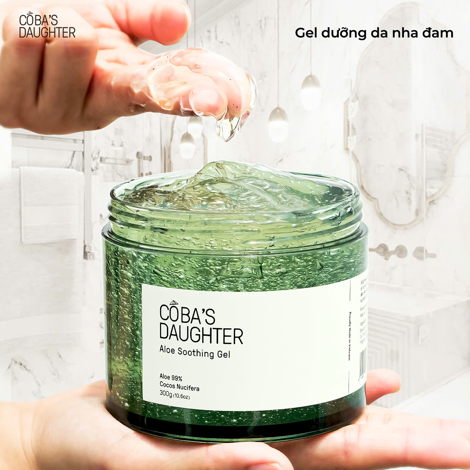 Mô tả Gel Dưỡng Da Nha Đam Hương Dừa CoBa’s Daughter Aloe Soothing Gel 300gr - 5