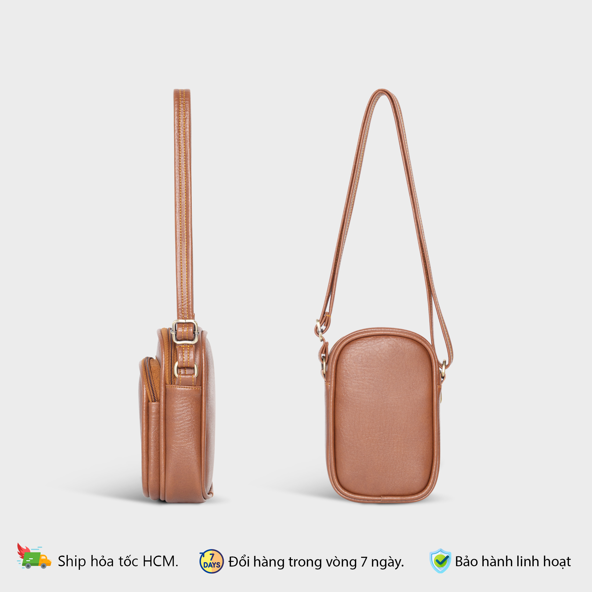 Mô tả Túi đeo chéo nữ mini đựng điện thoại tiện lợi FADODA FN37 - 4
