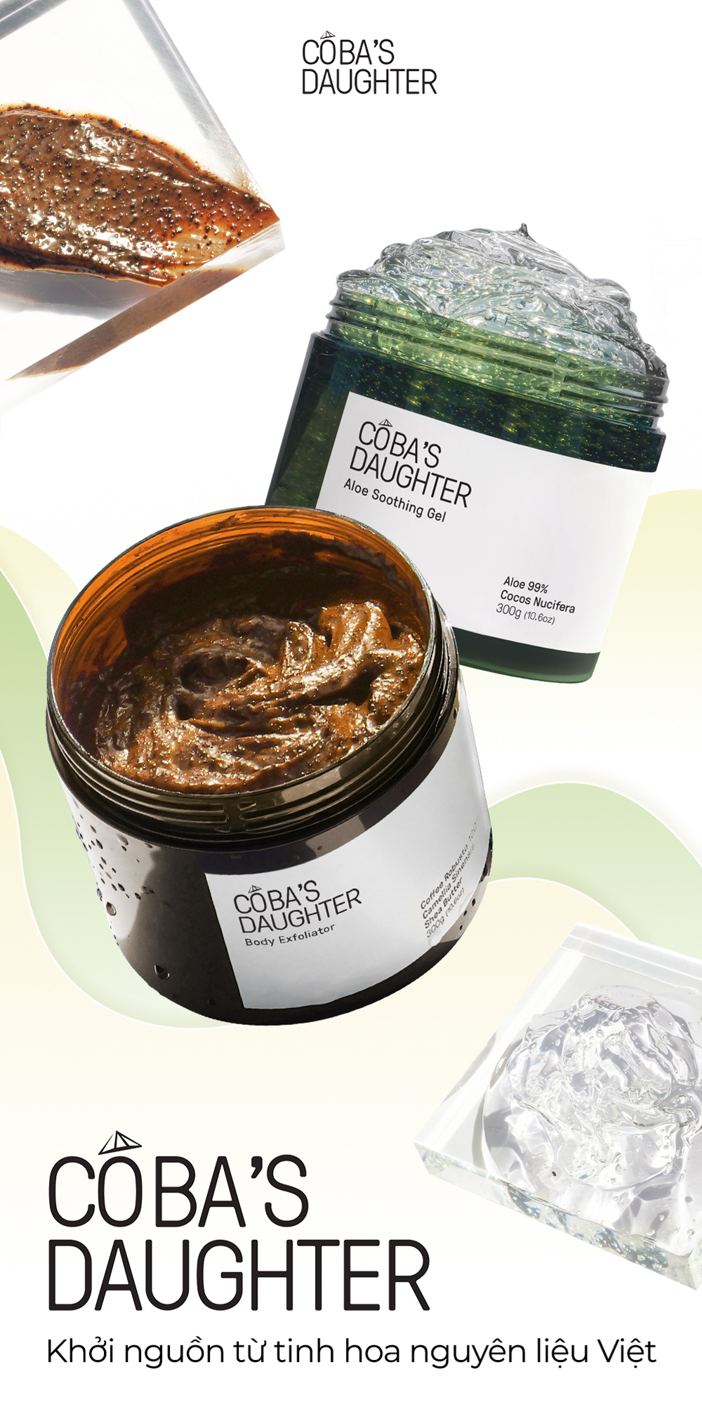 Mô tả Gel Dưỡng Da Nha Đam Hương Dừa CoBa’s Daughter Aloe Soothing Gel 300gr - 6
