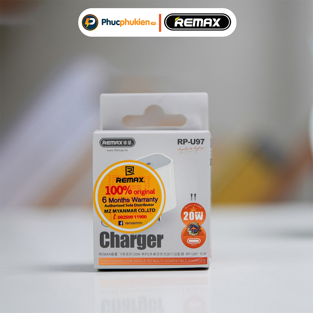 Mô tả Củ sạc nhanh 20w Remax U97 cổng type C sạc nhanh 20w chuẩn PD cho 14 seris trở xuống - Phúc Phụ Kiện - 4
