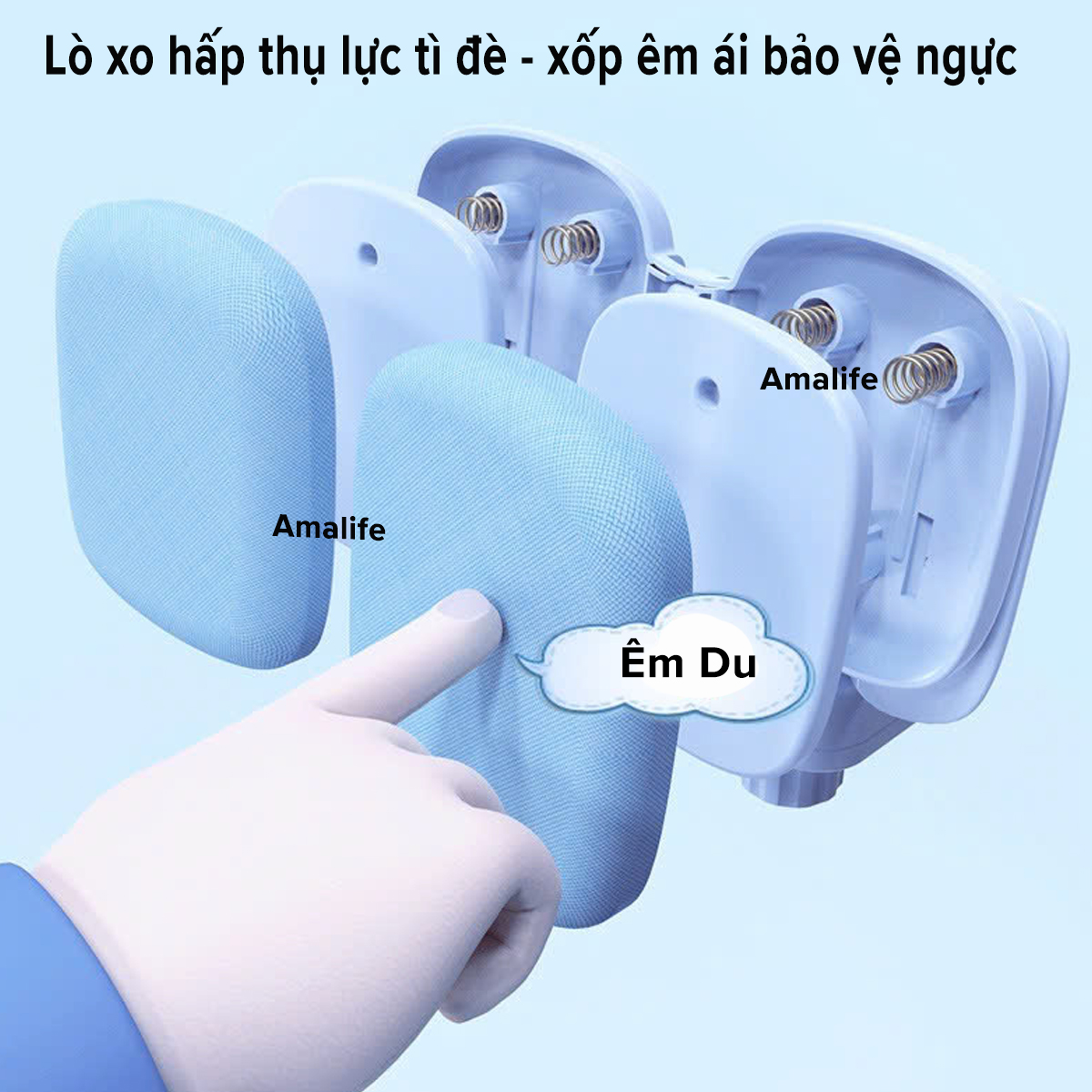 Mô tả Giá Đỡ Cằm Chống Cận Thị Cải Tiến PRO Dụng Cụ Chống Gù Hỗ Trợ Ngồi Thẳng Lưng Kiêm Gối Ngủ Êm Ái Chính Hãng Amalife - 8