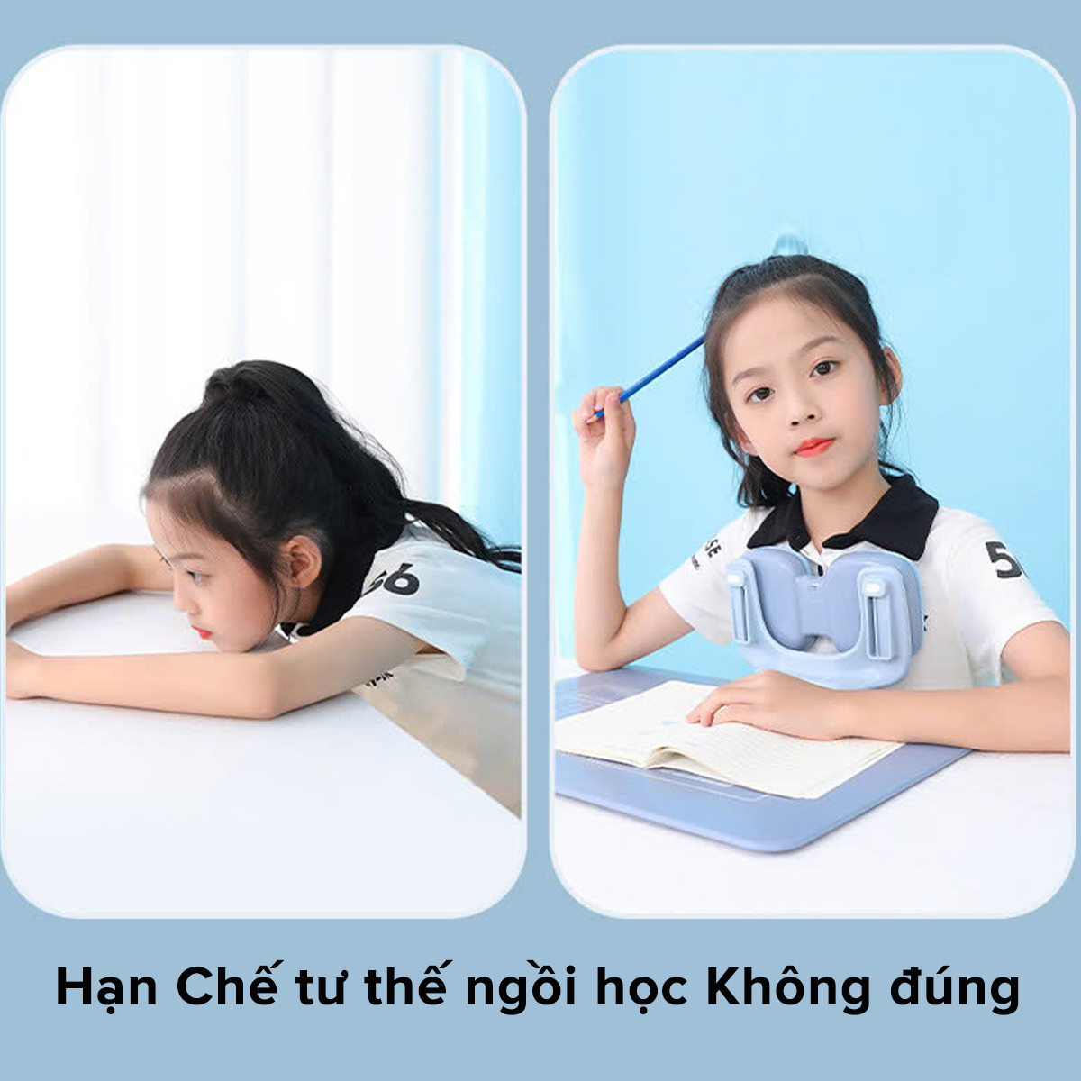 Mô tả Giá Đỡ Cằm Chống Cận Thị Cải Tiến PRO Dụng Cụ Chống Gù Hỗ Trợ Ngồi Thẳng Lưng Kiêm Gối Ngủ Êm Ái Chính Hãng Amalife - 9