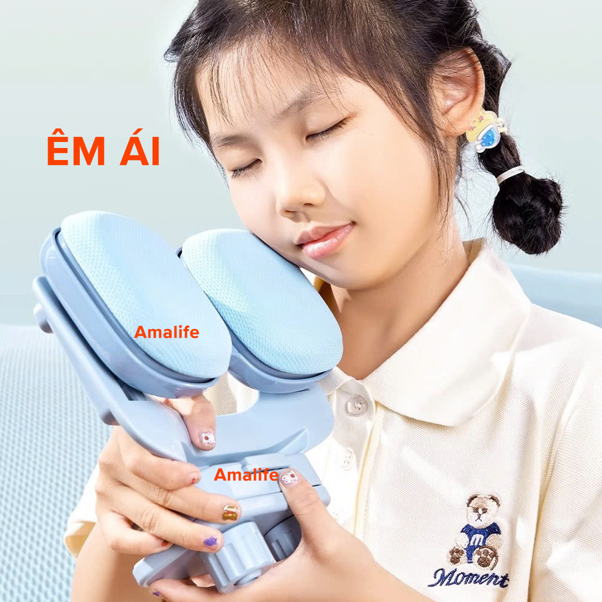Mô tả Giá Đỡ Cằm Chống Cận Thị Cải Tiến PRO Dụng Cụ Chống Gù Hỗ Trợ Ngồi Thẳng Lưng Kiêm Gối Ngủ Êm Ái Chính Hãng Amalife - 10