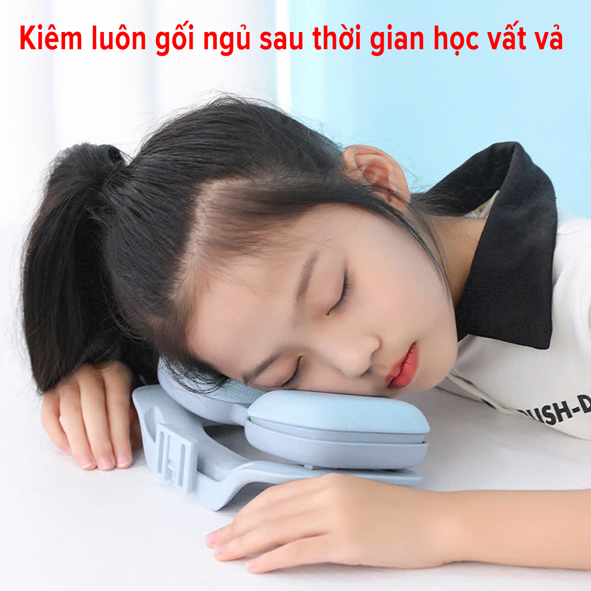 Mô tả Giá Đỡ Cằm Chống Cận Thị Cải Tiến PRO Dụng Cụ Chống Gù Hỗ Trợ Ngồi Thẳng Lưng Kiêm Gối Ngủ Êm Ái Chính Hãng Amalife - 5