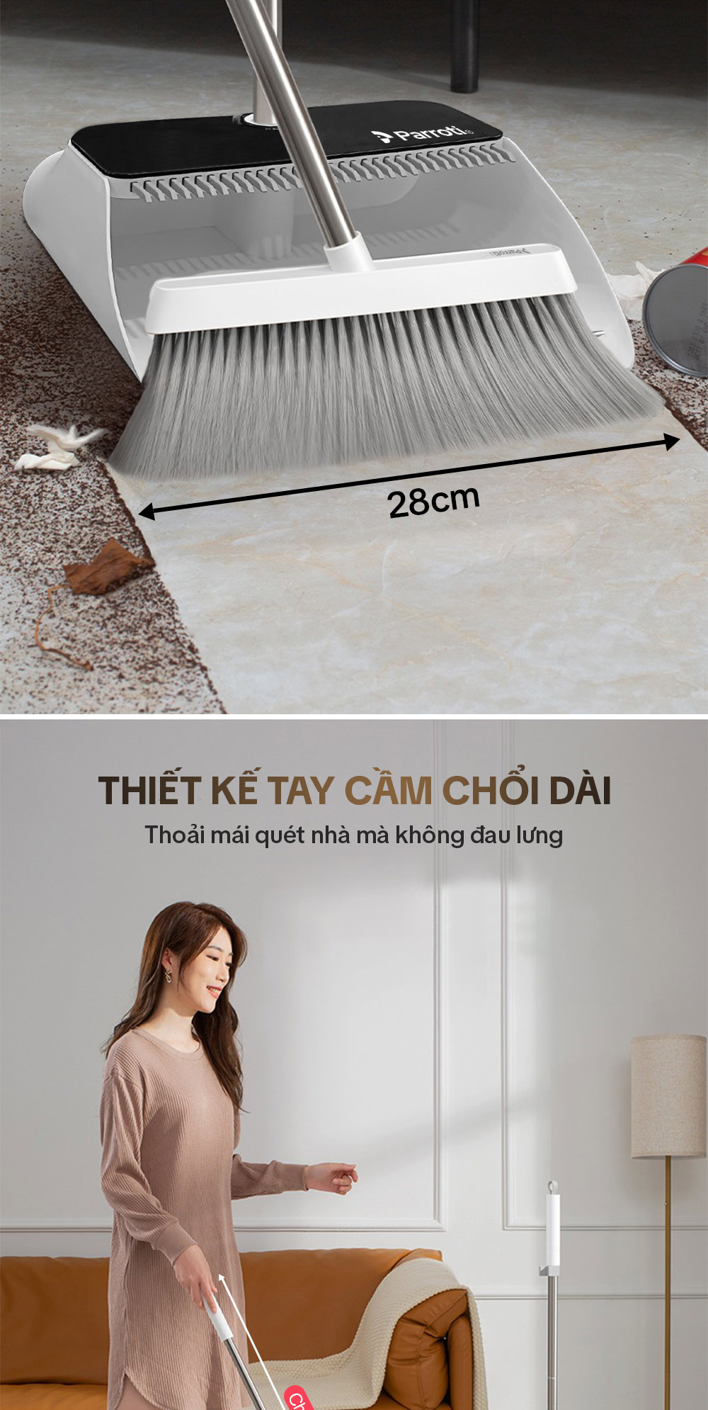 Thiết kế gấp gọn Parroti BM01