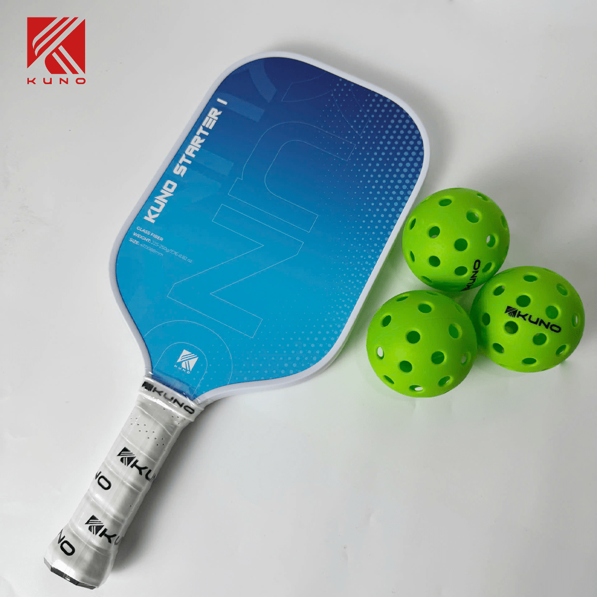 Mô tả Vợt Pickleball Kuno Starter 1 Chính Hãng Dành Cho Người Mới Chơi, Chất Liệu Sợi Thủy Tinh Cao Cấp - 6