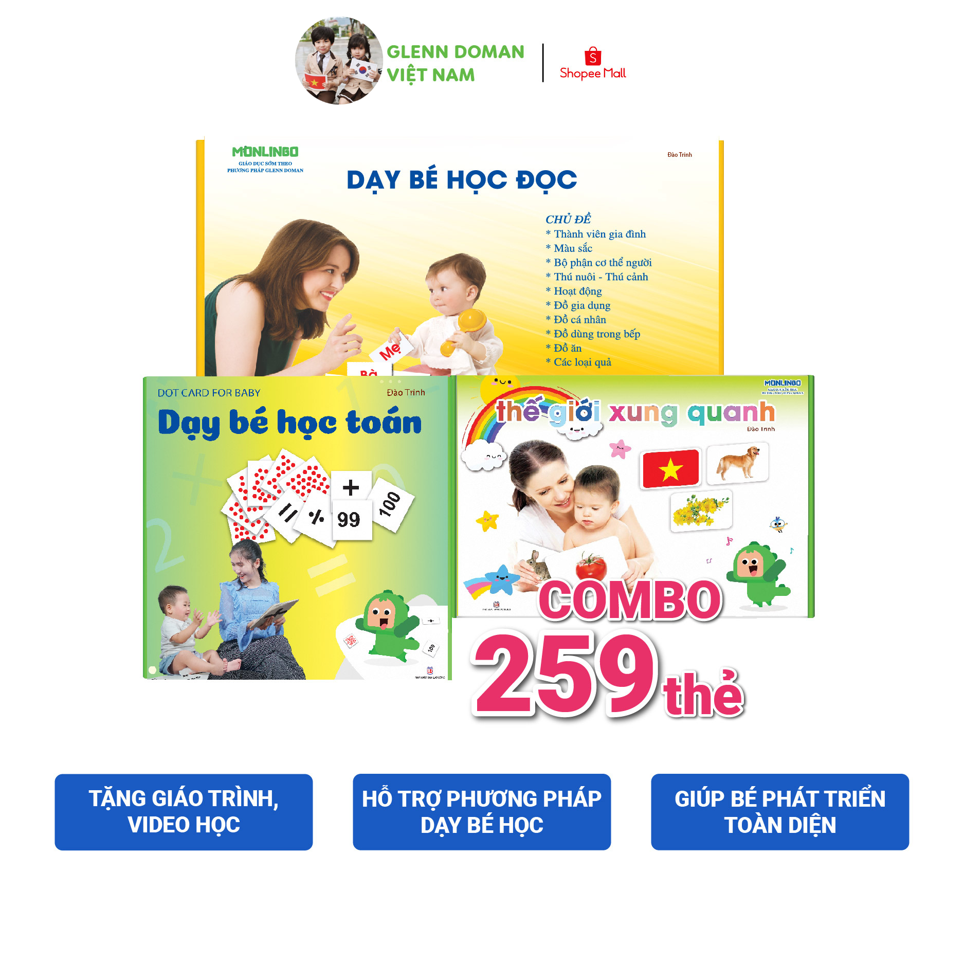 Mô tả Flashcard Dạy Trẻ Học Toán Glenn Doman- Bộ 59 Thẻ Học Thông Minh Phát Triển Tư Duy Logic Cho Trẻ Từ 0-6 Tuổi - 3