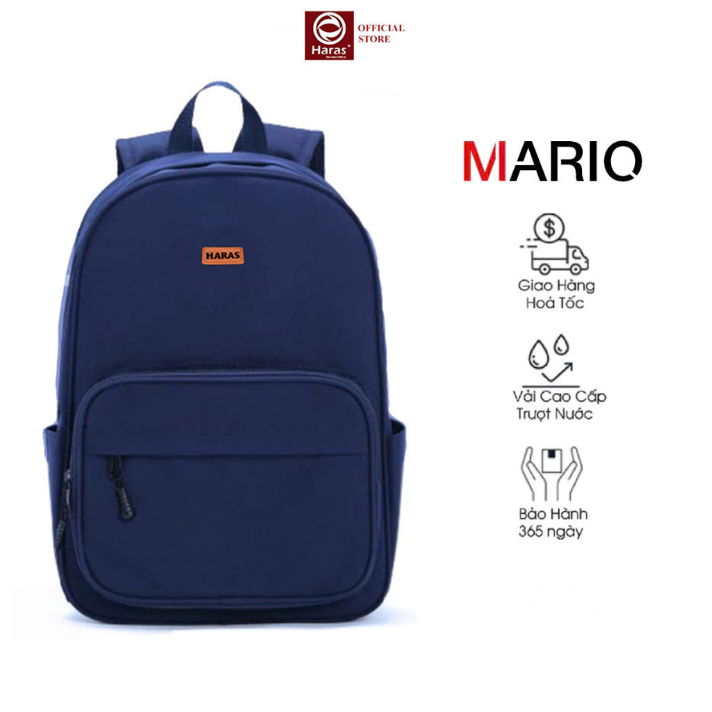 Mô tả Balo Nam Nữ Thương Hiệu HARAS Kiểu Dáng Basic Đi Học Đi Chơi HR365 - 4