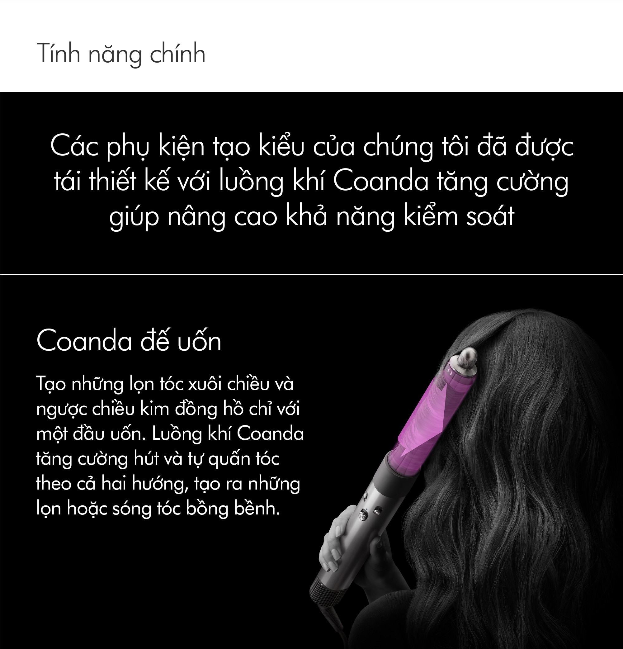 Mô tả Máy tạo kiểu tóc và sấy khô Dyson Airwrap ™ Complete Long (Strawberry Bronze và Blush Pink) - 4