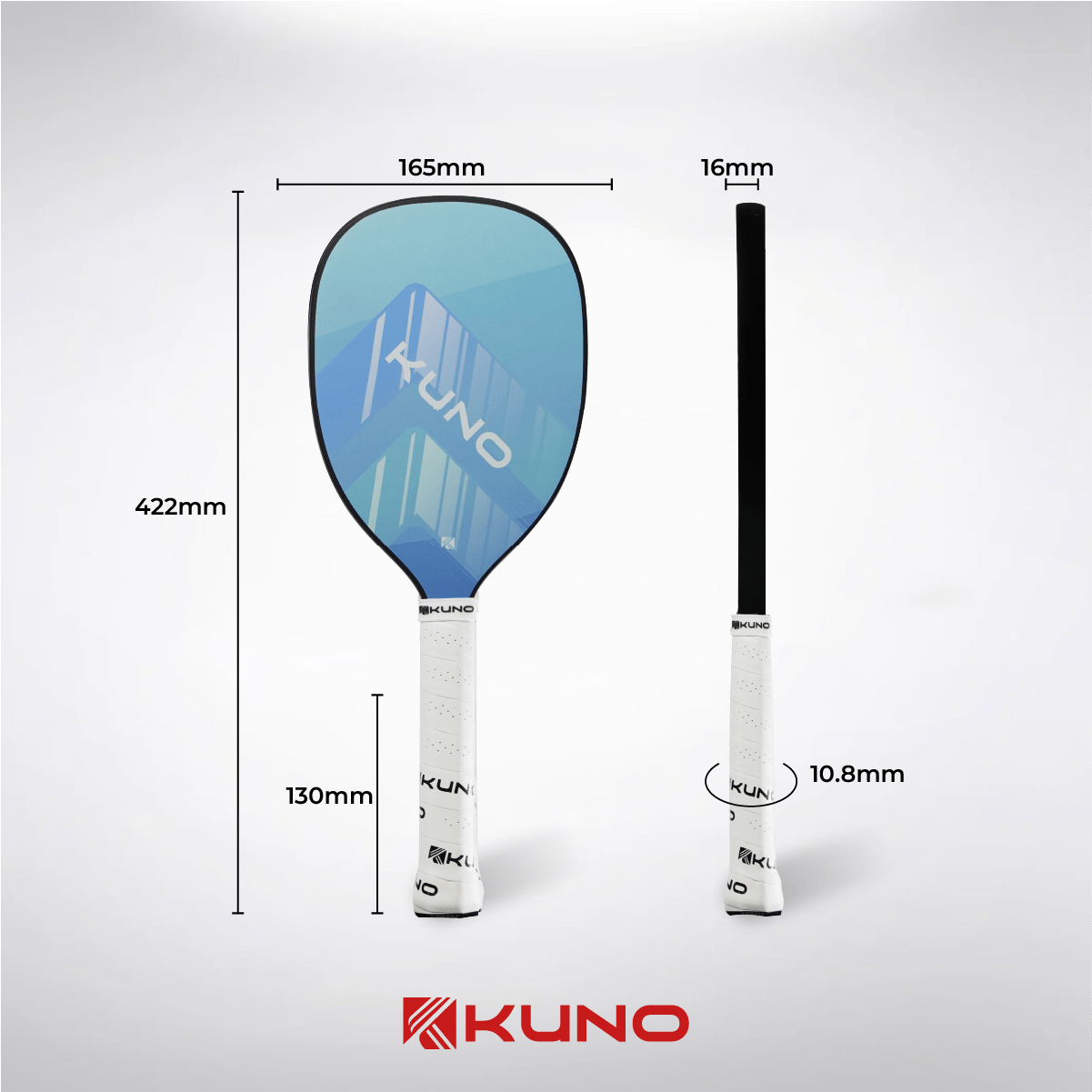 Mô tả "XẢ TẾT" Vợt Pickleball Kuno Lady Pro, Chất Liệu Carbon T700, Công Thủ Toàn Diện, Cho Người Mới Chơi - 4