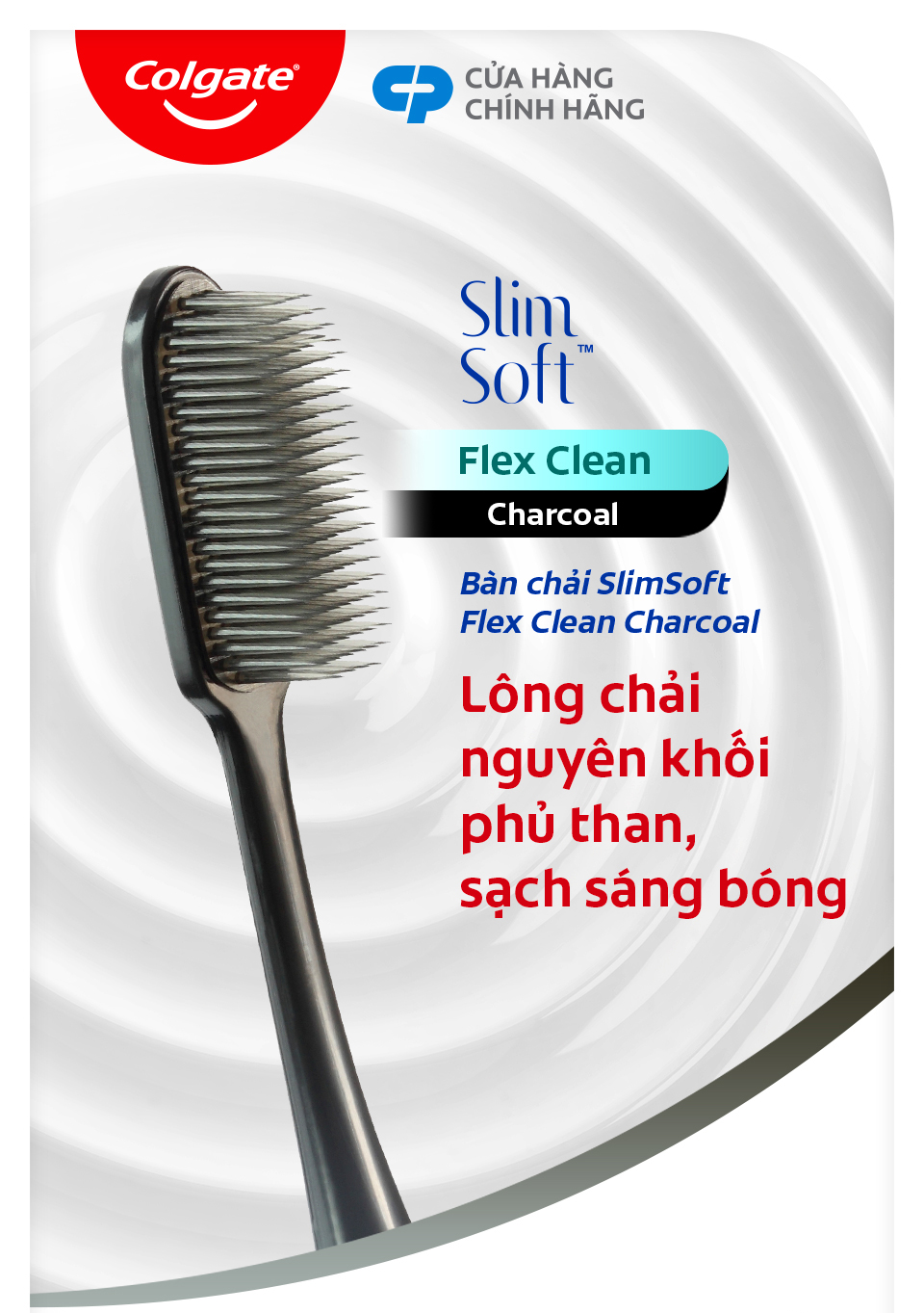 Bàn chải Colgate Slimsoft Flex Clean Charcoal nguyên khối than hoạt ...