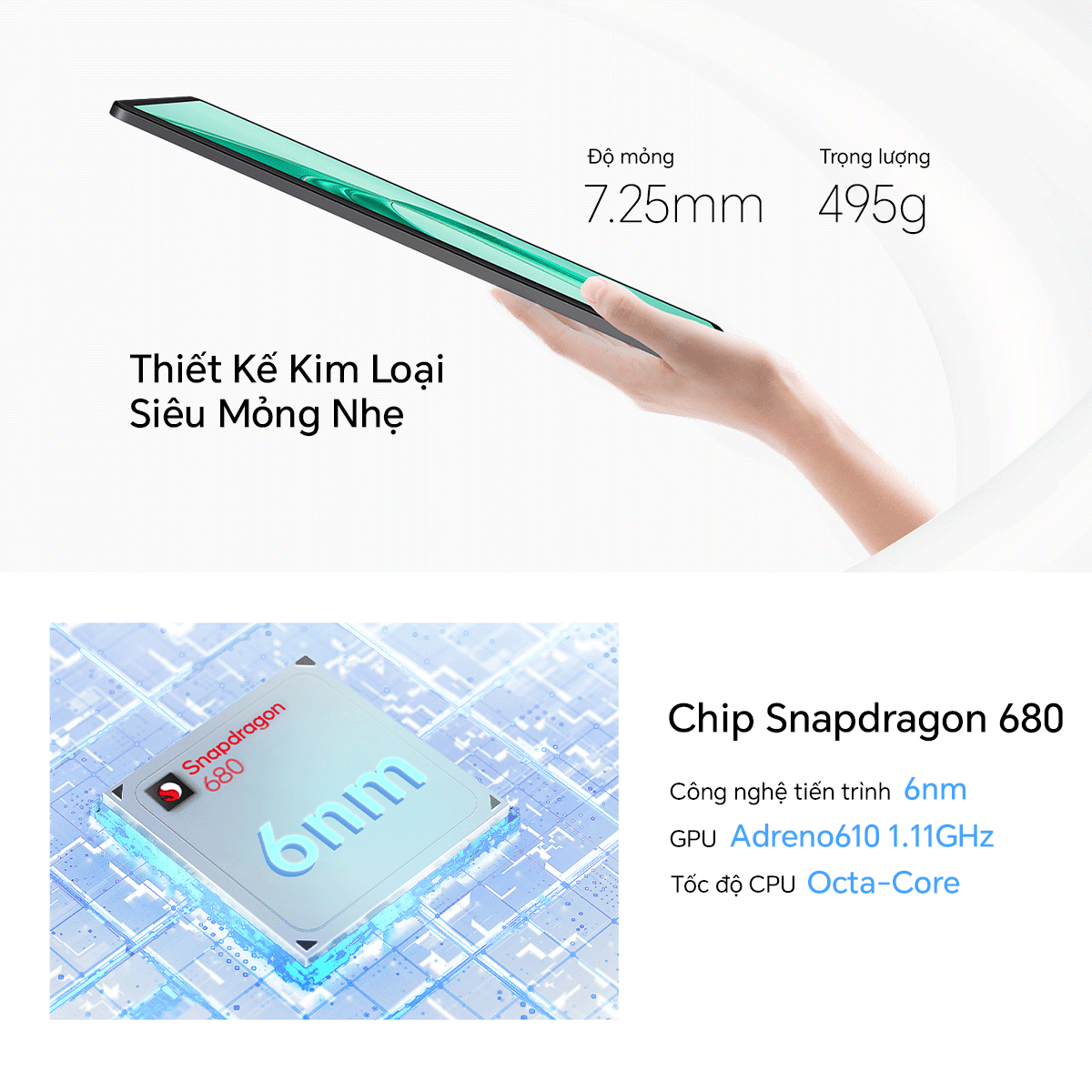 Mô tả Máy tính bảng HONOR Pad X8a 4GB+128GB | Màn hình TFT LCD 11" 90Hz | Pin 8300mAh | BH 13 tháng - 4