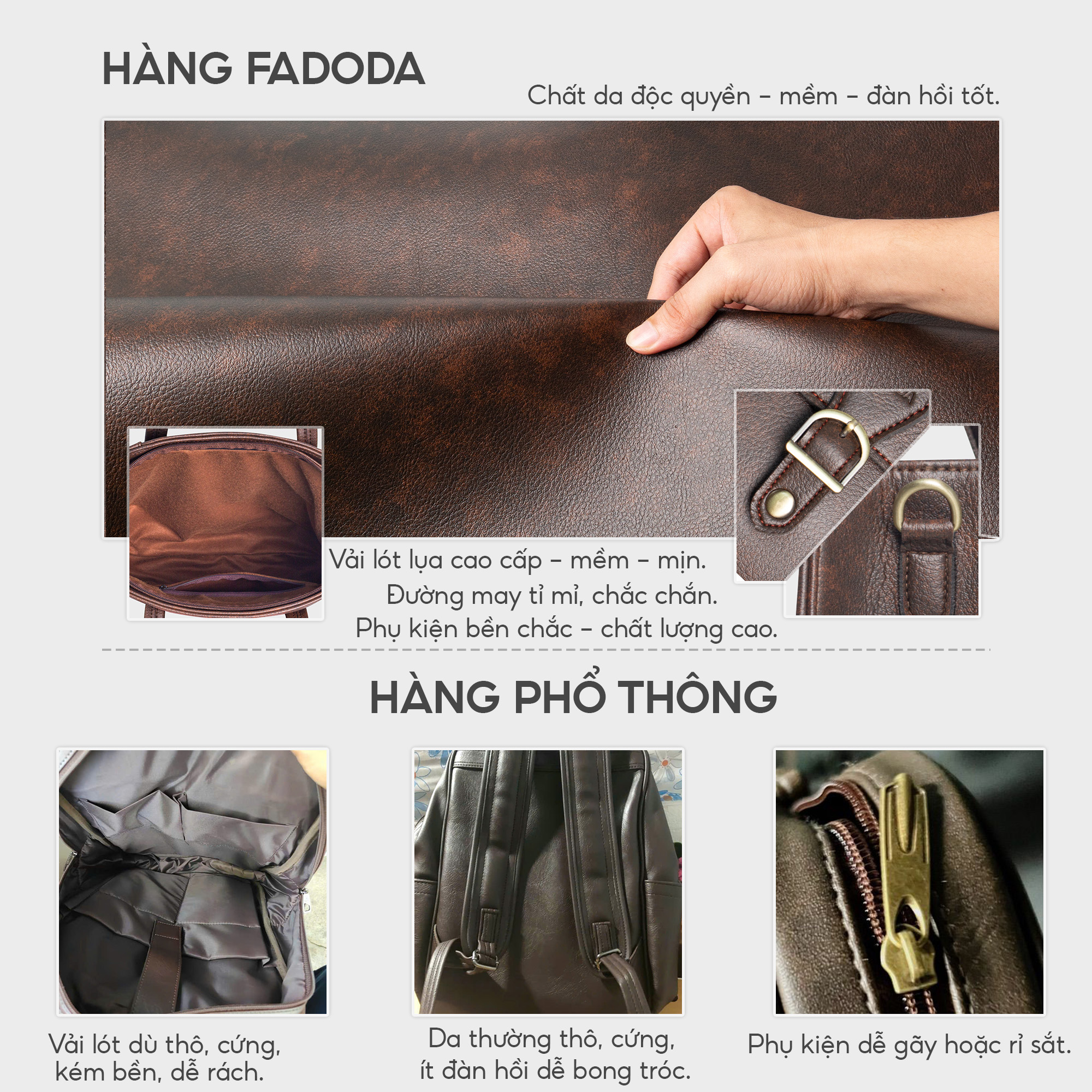 Túi xách nữ FA DO DA FTX3 màu Bò