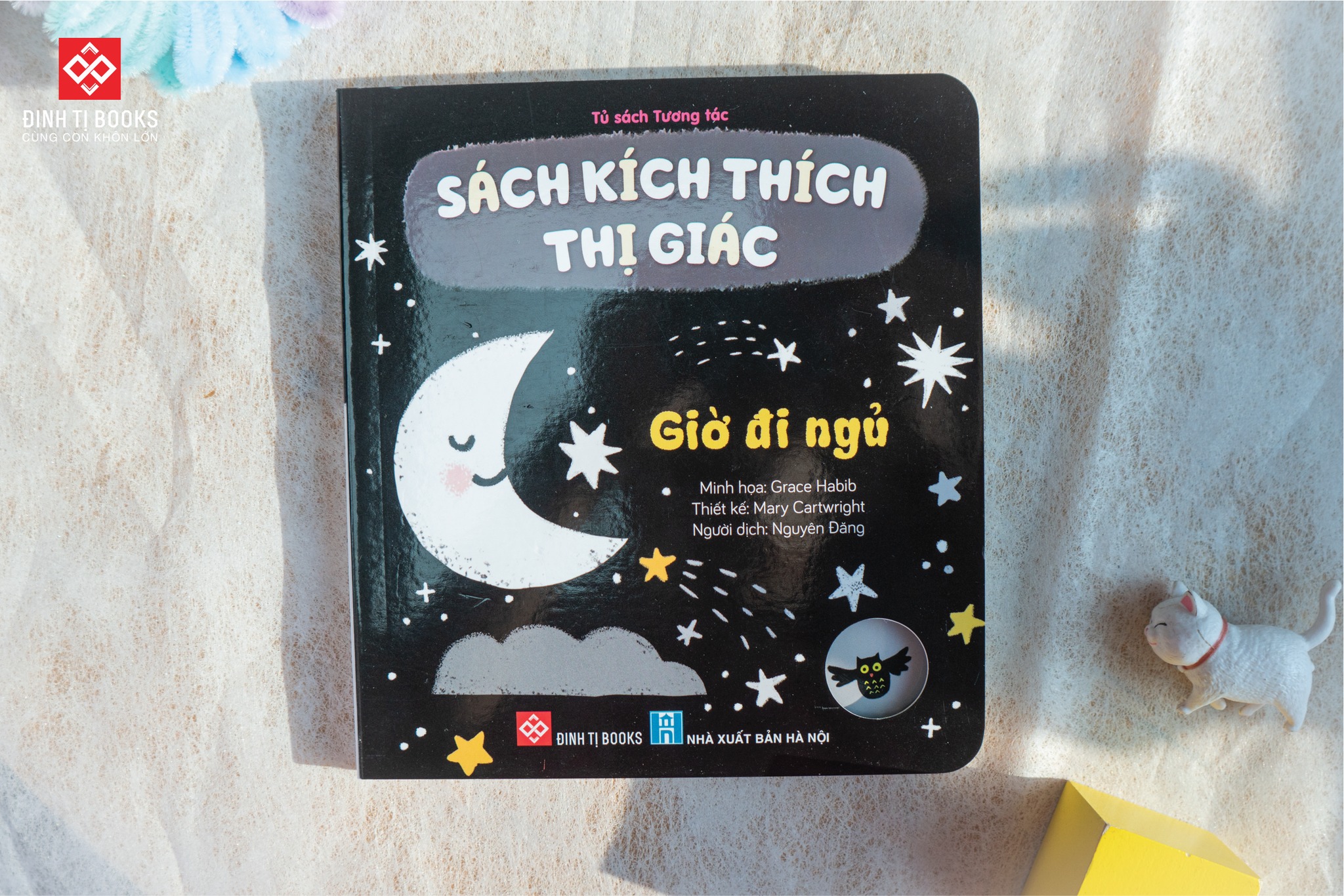 Mô tả Sách kích thích thị giác - Đen trắng và màu sắc tương phản cho bé 0 -3 tuổi - Đinh Tị Books - 5
