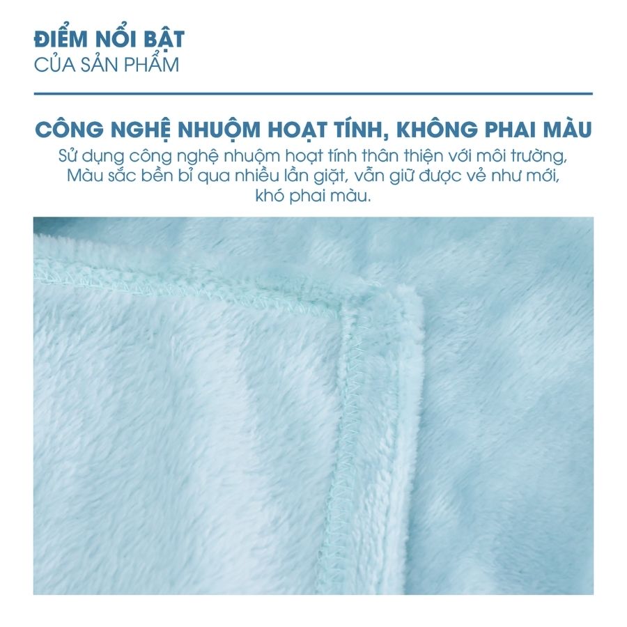Mô tả Chăn Mền tuyết NIN siêu mềm mịn 130x200cm nhiều màu sắc, chăn sofa, chăn đắp văn phòng - 1