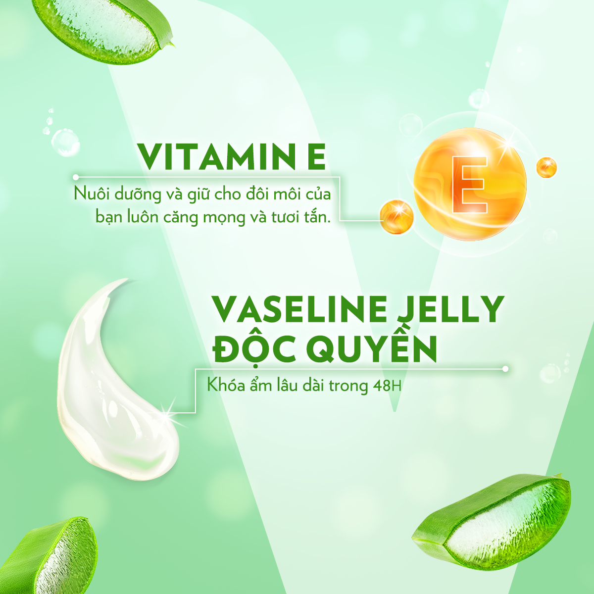 Mô tả Son Dưỡng Môi Lô Hội Vaseline Stick 4.8g - 3