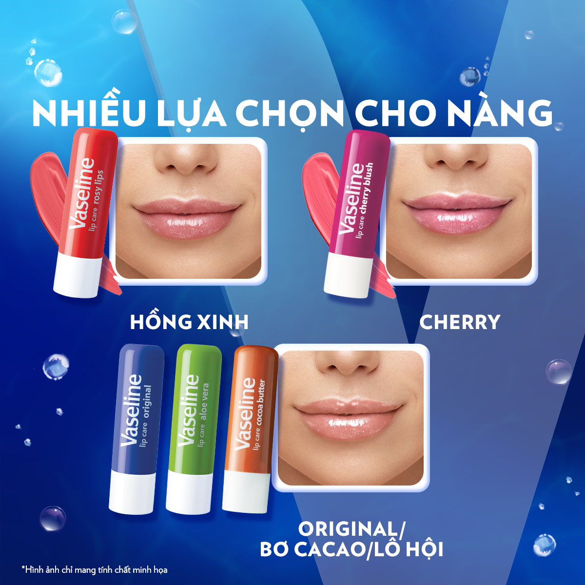 Mô tả Son Dưỡng Môi Mềm Mịn Vaseline Stick 4.8g - 8