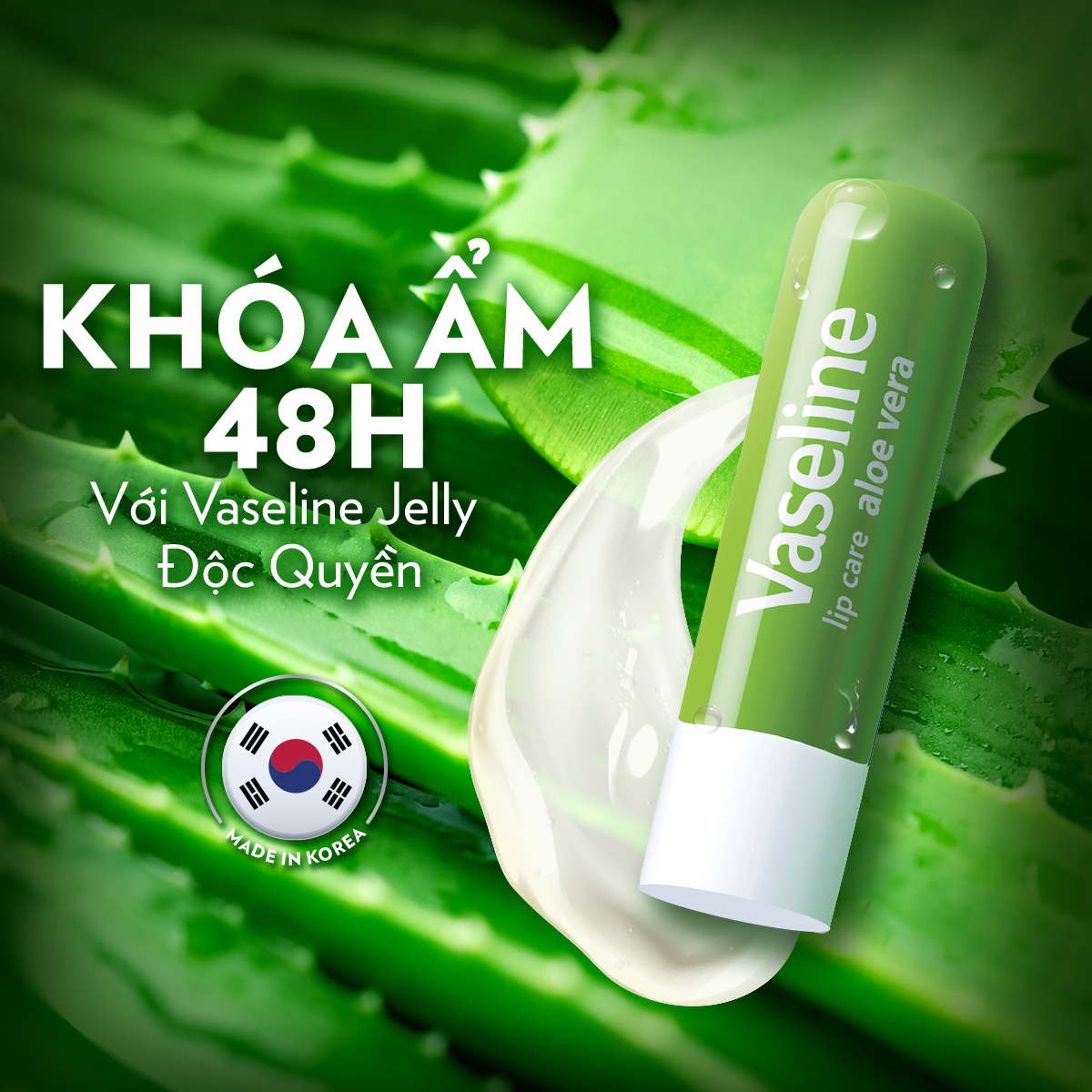 Mô tả Son Dưỡng Môi Lô Hội Vaseline Stick 4.8g - 8
