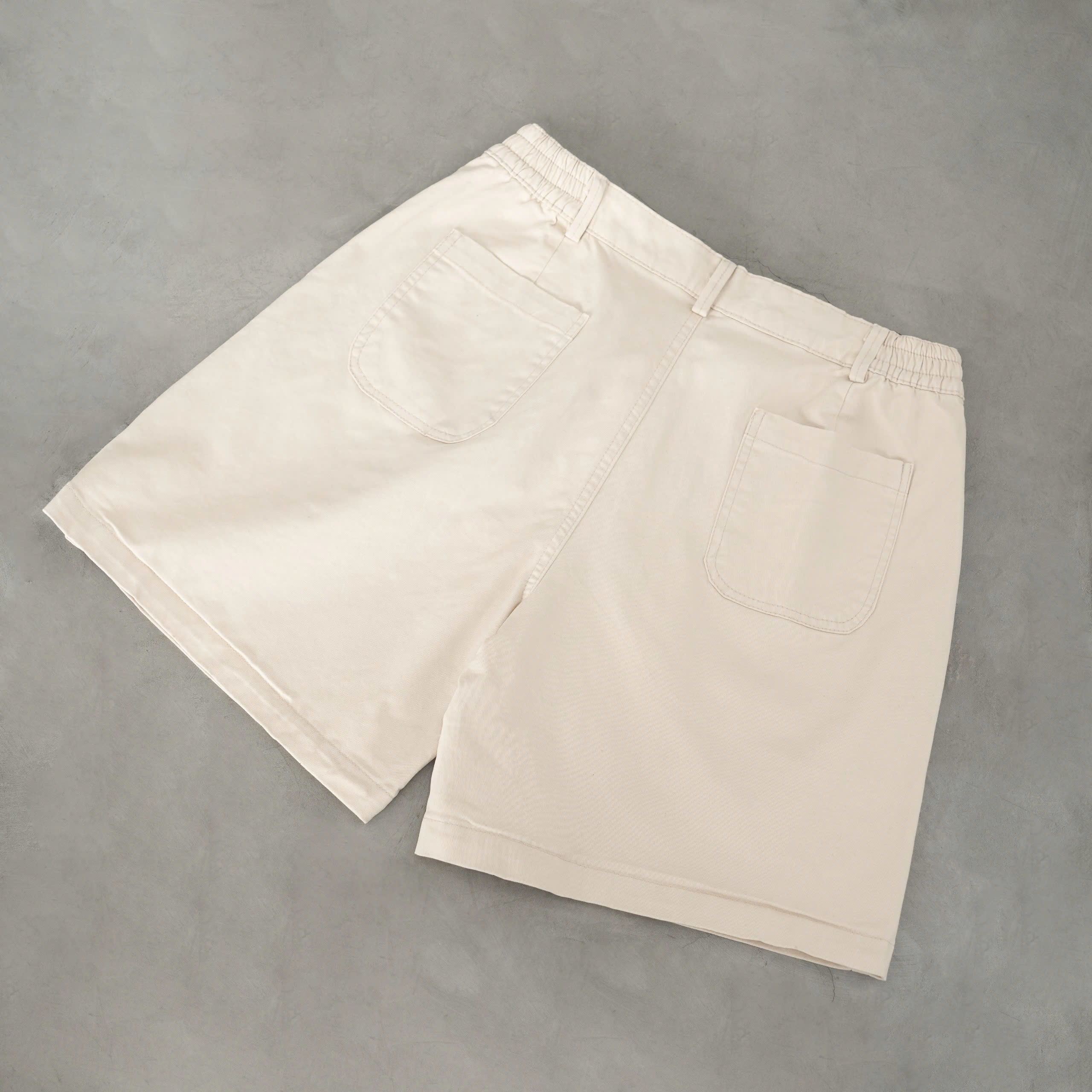 Mô tả Quần short nam KAKI phom rộng CAPMAN CLUB, quần đùi trên gối lưng đai thun co giãn, trẻ trung - 11