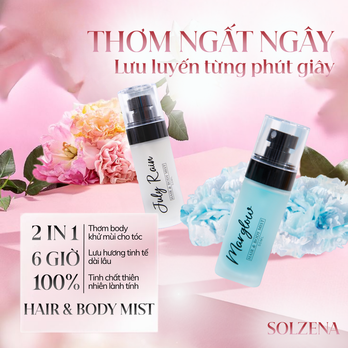 Body Mist Nam Nữ Toàn Thân Lưu Hương 6 Giờ - Nước Xịt Thơm Body Solzena ...