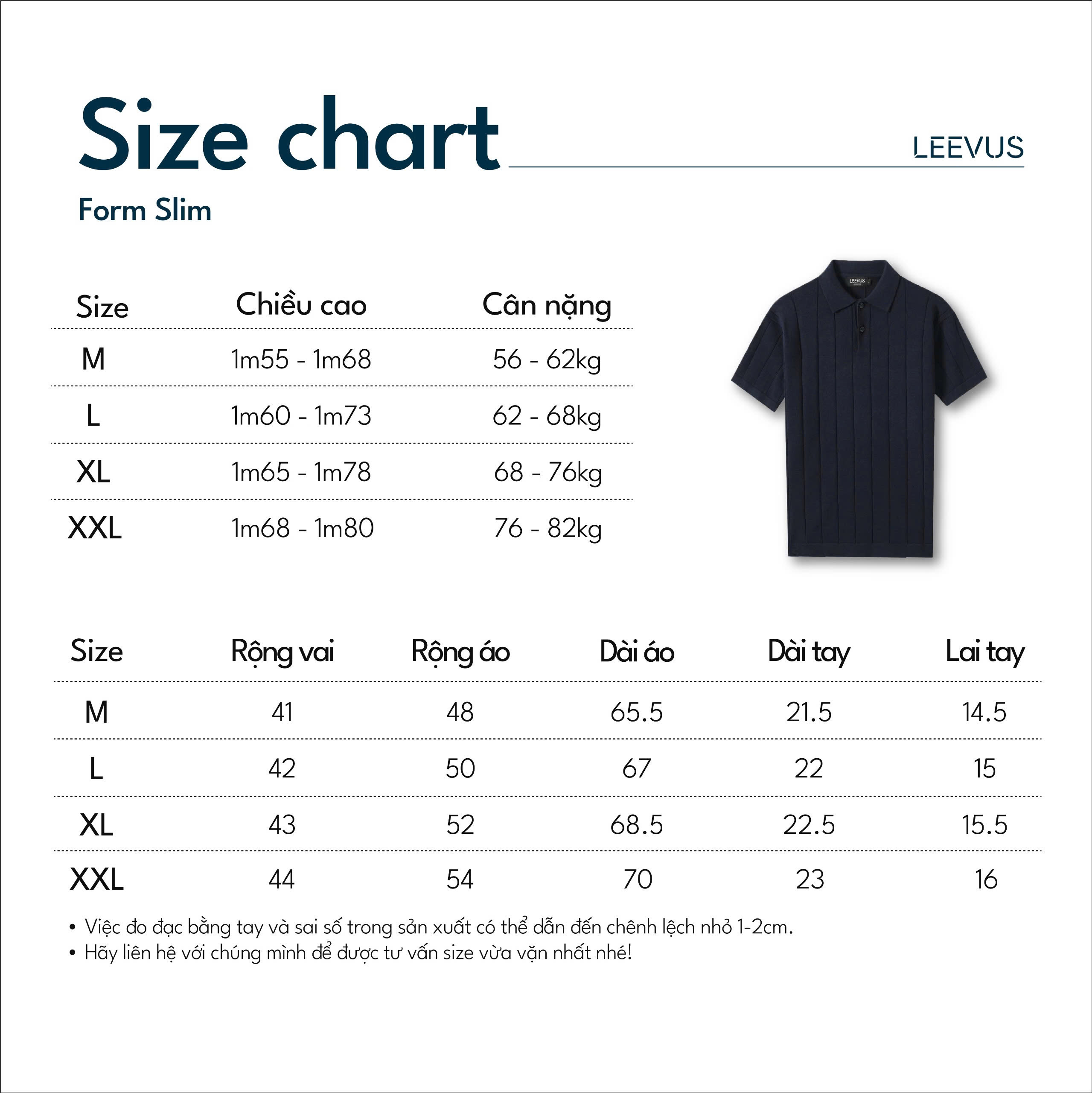 Mô tả Áo polo LEN DỆT KIM STRIPED KNIT xanh navy cao cấp, kiểu dáng classic Hàn Quốc sang trọng - LEEVUS APL331 - 6