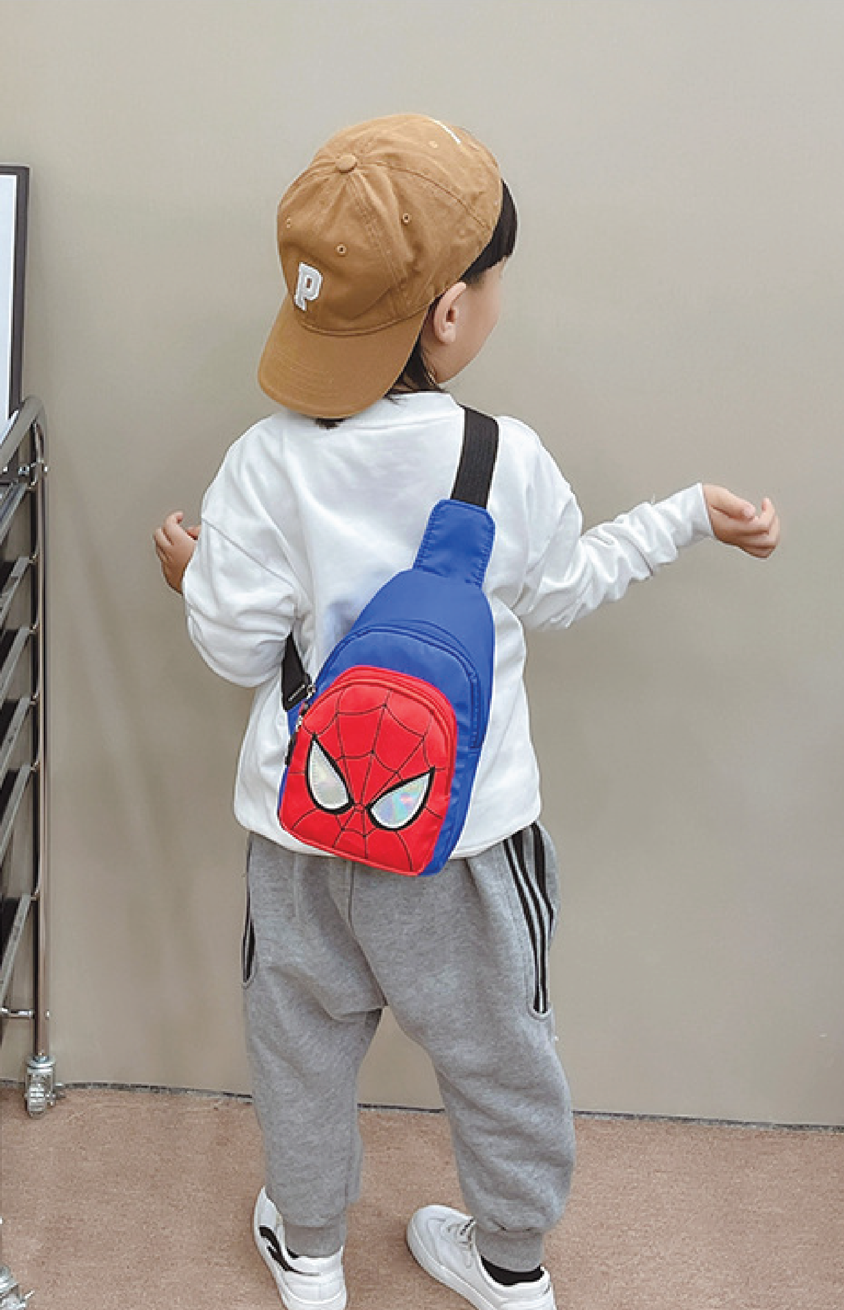Mô tả Túi đeo chéo cho bé 1989KIDS túi lì xì cho bé hình người nhện túi cho bé trai đi chơi tết đáng yêu - 5