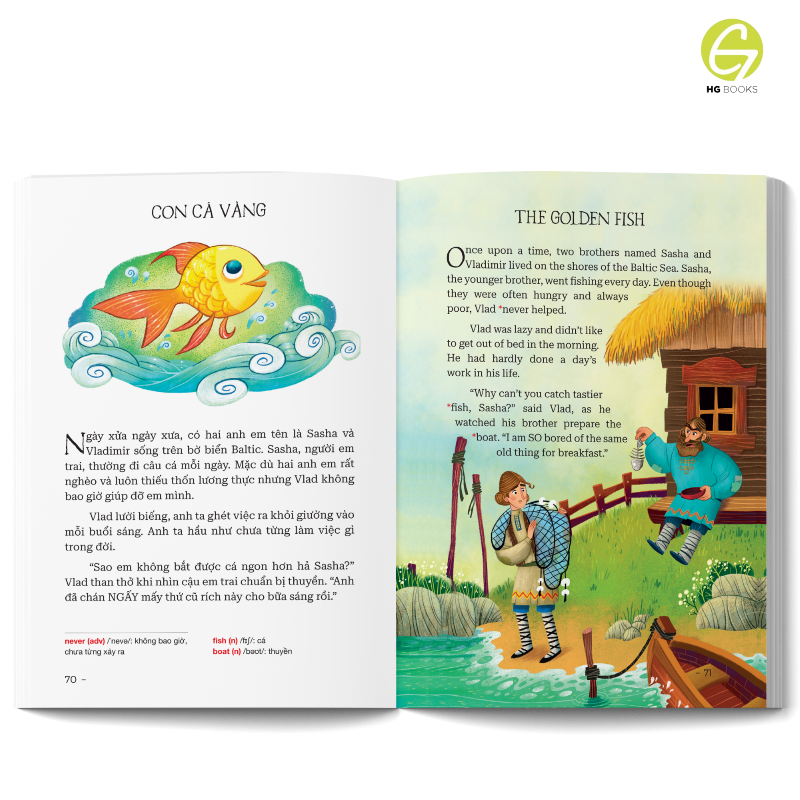 Mô tả Truyện Cổ Tích Song Ngữ Việt Anh 10 Phút Đọc Truyện Cho Bé Trước Giờ Ngủ 10 Minutes Bedtime Stories - 3