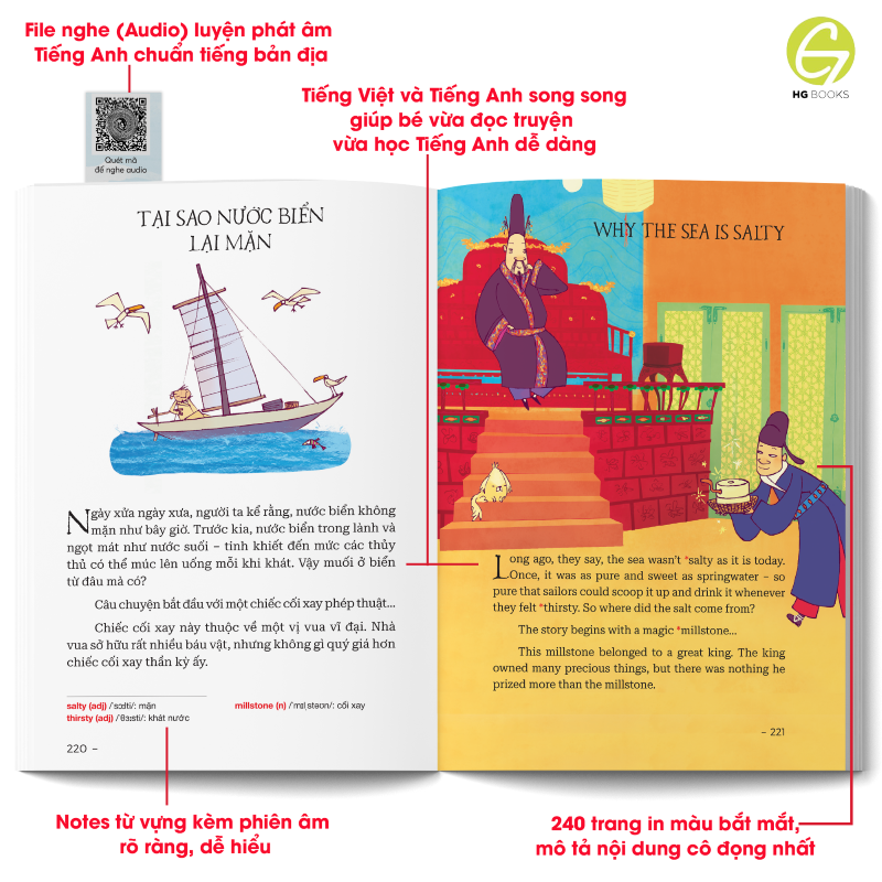 Mô tả Truyện Cổ Tích Song Ngữ Việt Anh 10 Phút Đọc Truyện Cho Bé Trước Giờ Ngủ 10 Minutes Bedtime Stories - 4