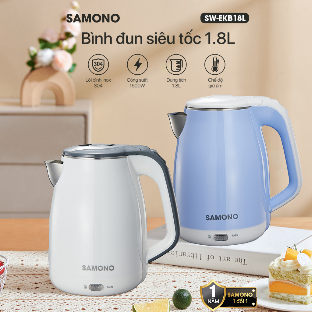 Ấm đun nước SAMONO SW-EKW18