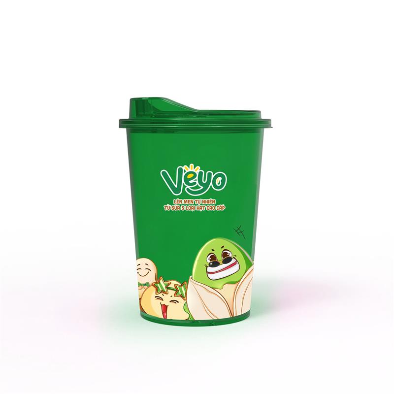 Mô tả Ly nhựa Veyo có nắp 500ml - màu ngẫu nhiên - 1