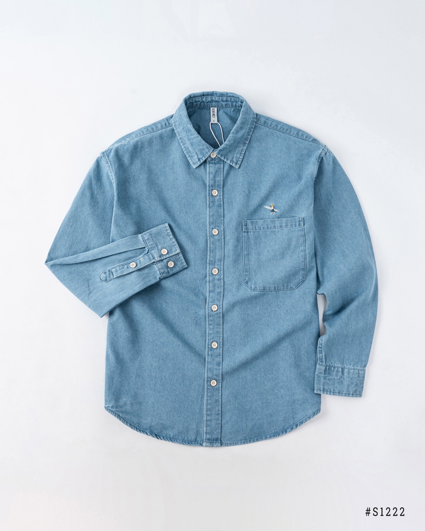 Áo Sơ Mi Nam Denim VÁN DNST S1222