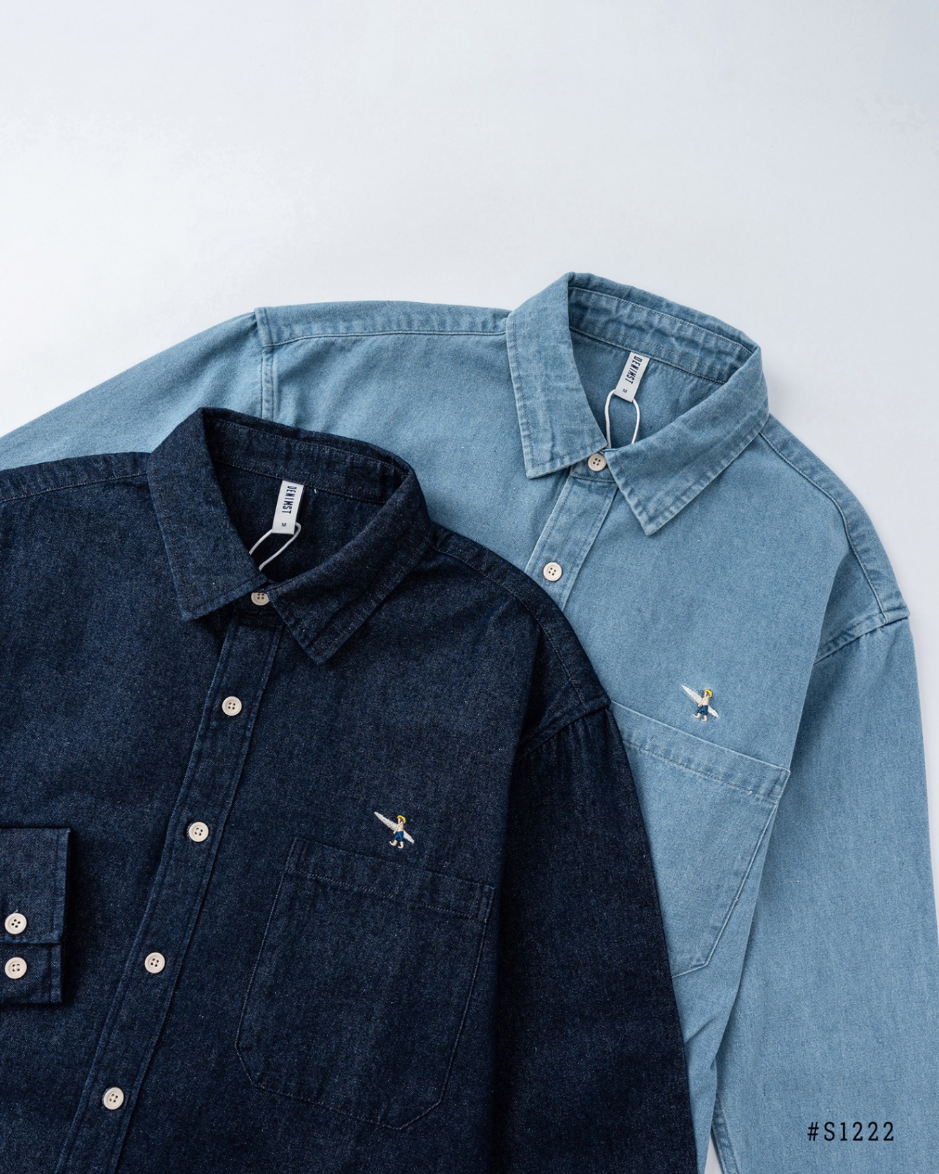 Áo Sơ Mi Nam Denim VÁN DNST S1222