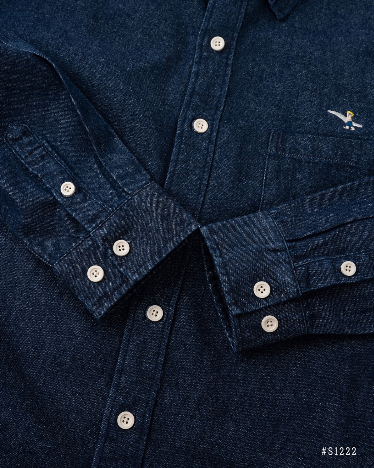 Áo Sơ Mi Nam Denim VÁN DNST S1222
