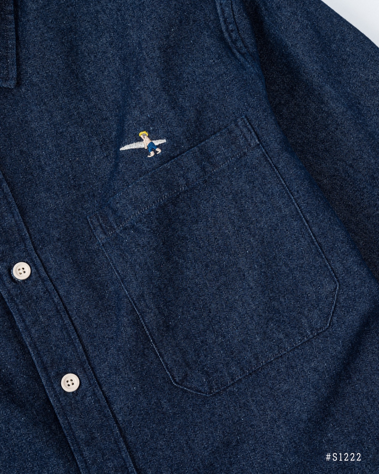 Áo Sơ Mi Nam Denim VÁN DNST S1222