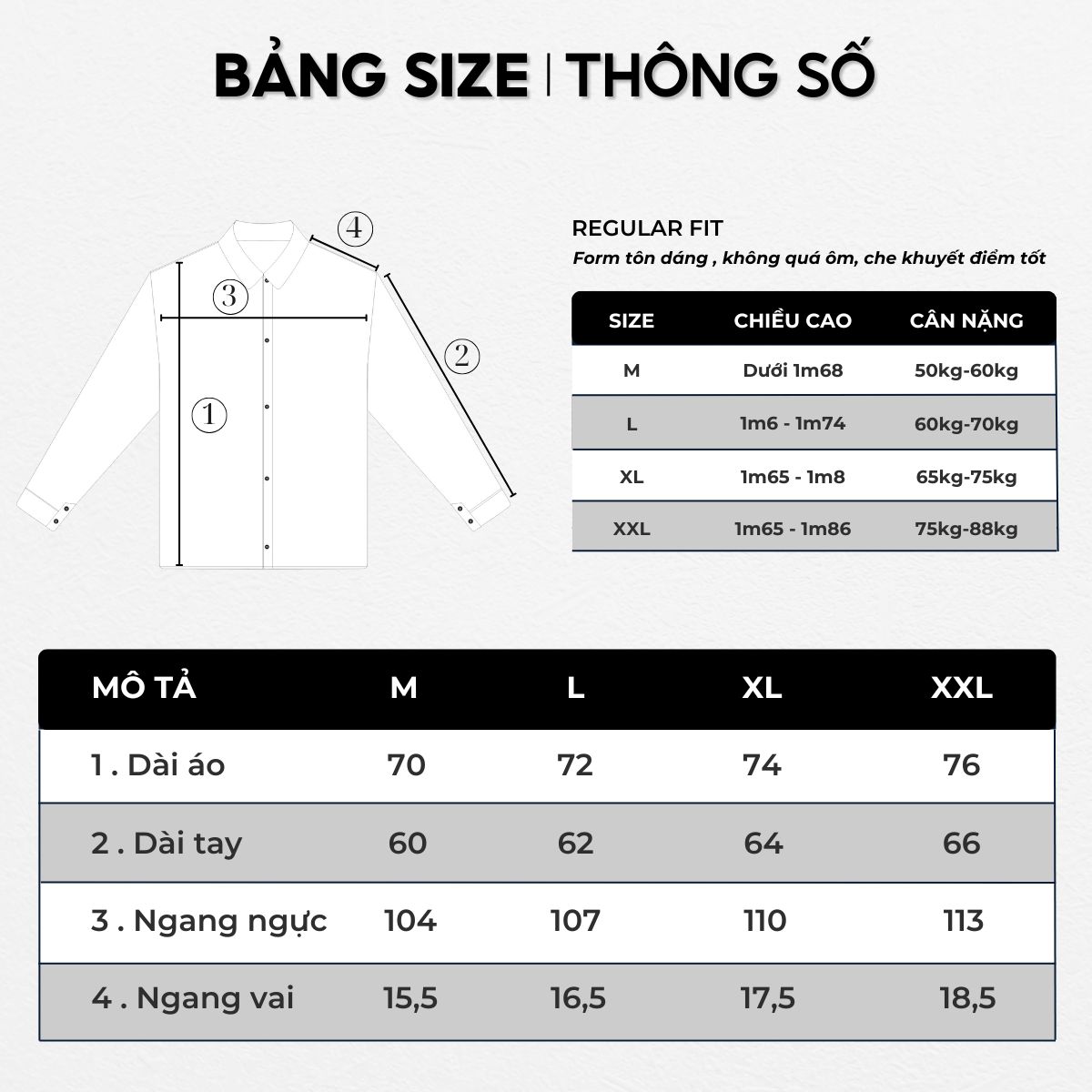 Mô tả Áo sơ mi nam sọc SIXMEN dài tay, form tôn dáng, chất liệu cao cấp thấm hút mồ hôi, chống nhăn - 10