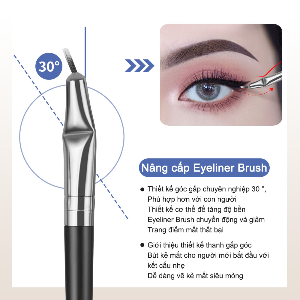 Mô tả Bộ 20 cọ makeup MAANGE lông mềm cao cấp kèm hộp đựng cọ trang điểm cầm tay 5748H - 6