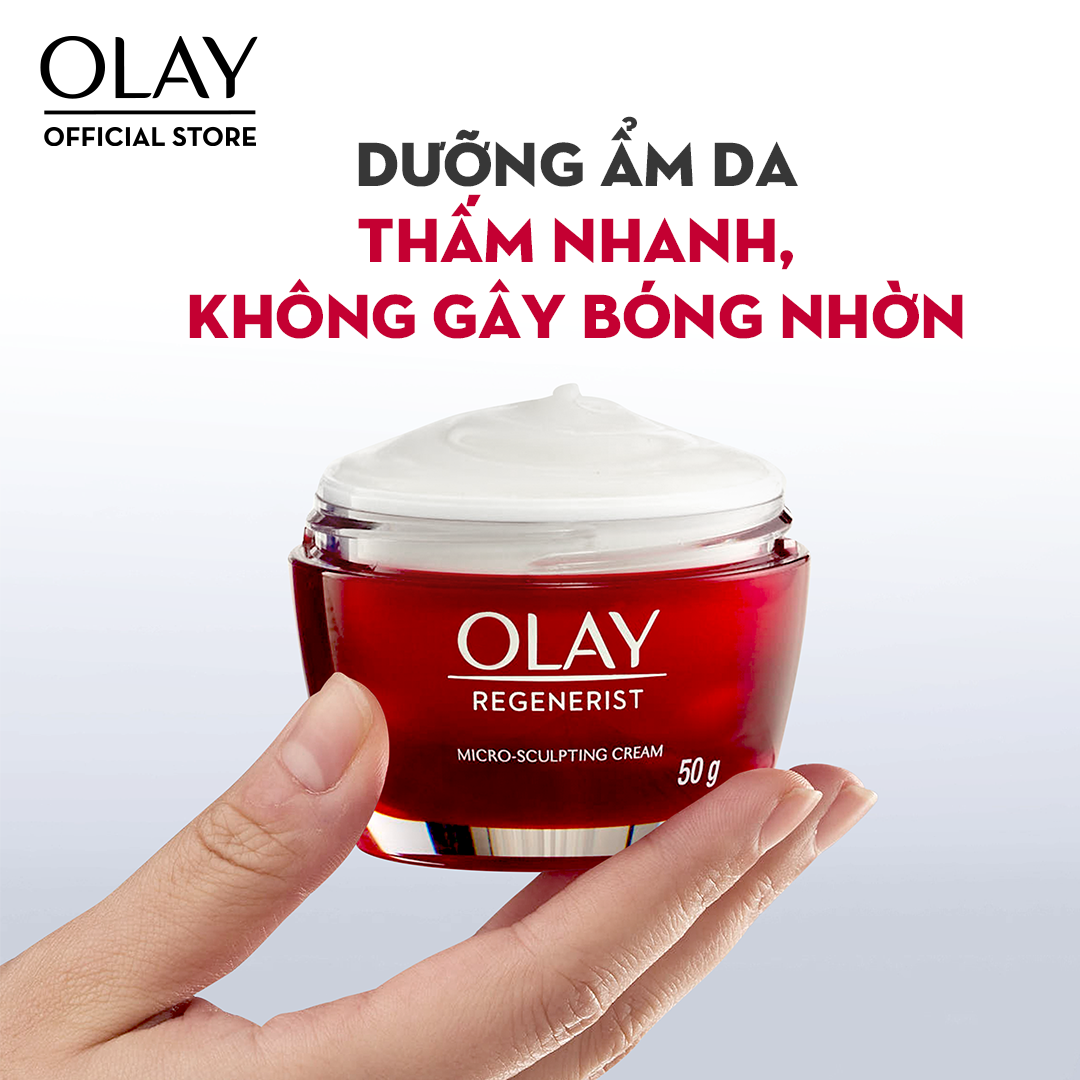 Mô tả Kem Dưỡng Ẩm OLAY REGENERIST Ban Đêm Căng Mướt, Sáng Khỏe & Phục Hồi Dấu Hiệu Lão Hóa 50G - 5