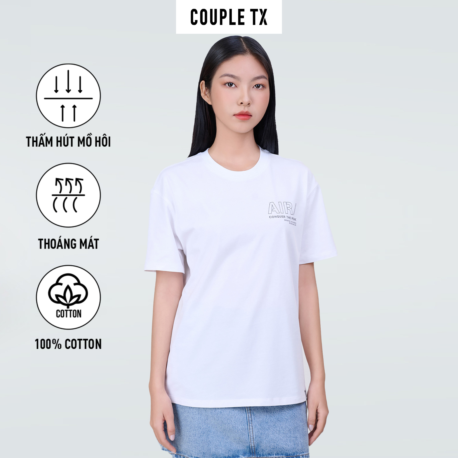 Áo Thun Couple TX phối đồ