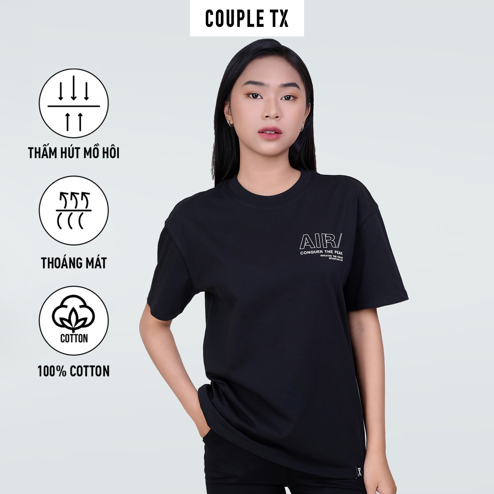 Phối đồ với Áo Thun Couple TX